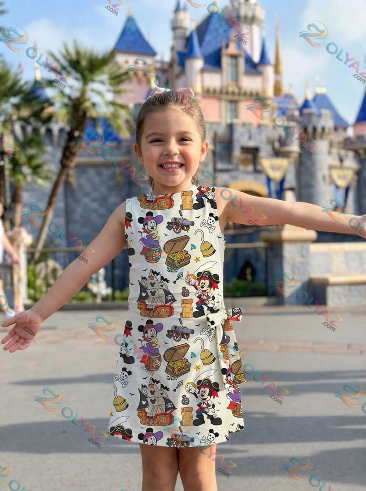Girls Disney Pirate Adventure Athletic Dress - Tennis Dress Skirt, Family Matching Disney Outfit Girls Disney Pirate Adventure Athletic Dress - Tennis Dress Skirt, Family Matching Disney Outfit
