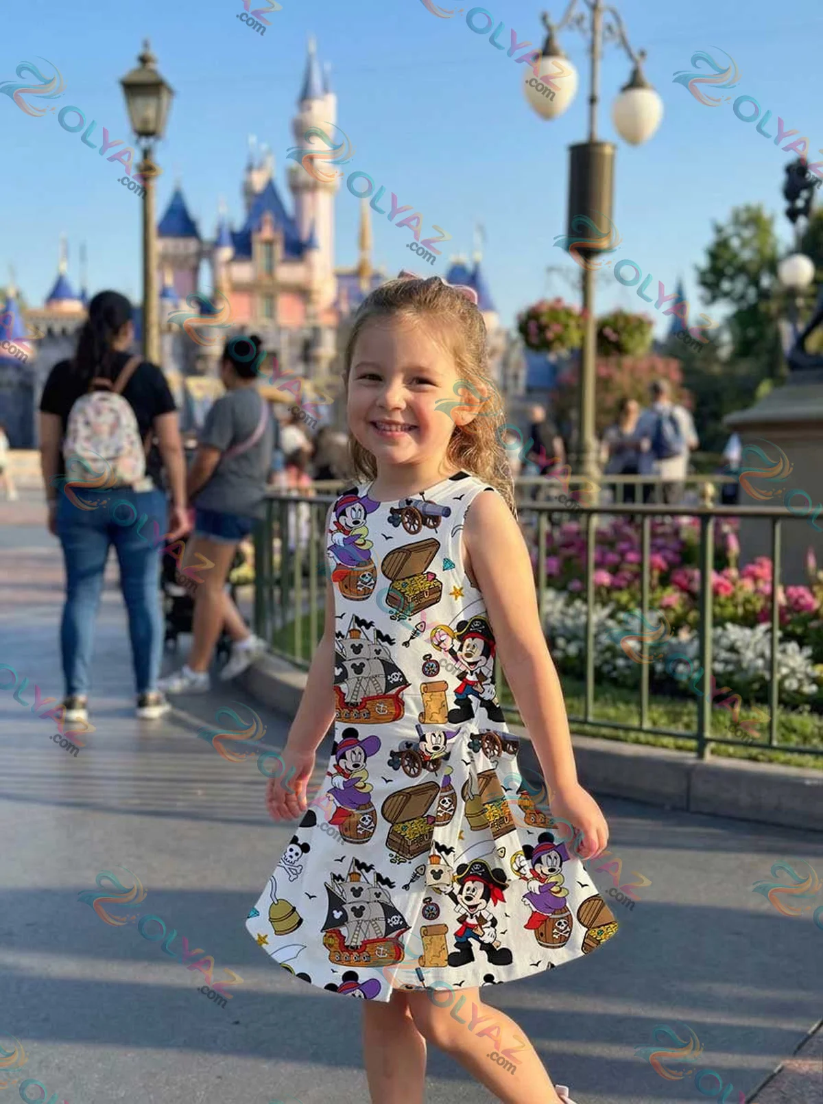 Girls Disney Pirate Adventure Athletic Dress - Tennis Dress Skirt, Family Matching Disney Outfit Girls Disney Pirate Adventure Athletic Dress - Tennis Dress Skirt, Family Matching Disney Outfit