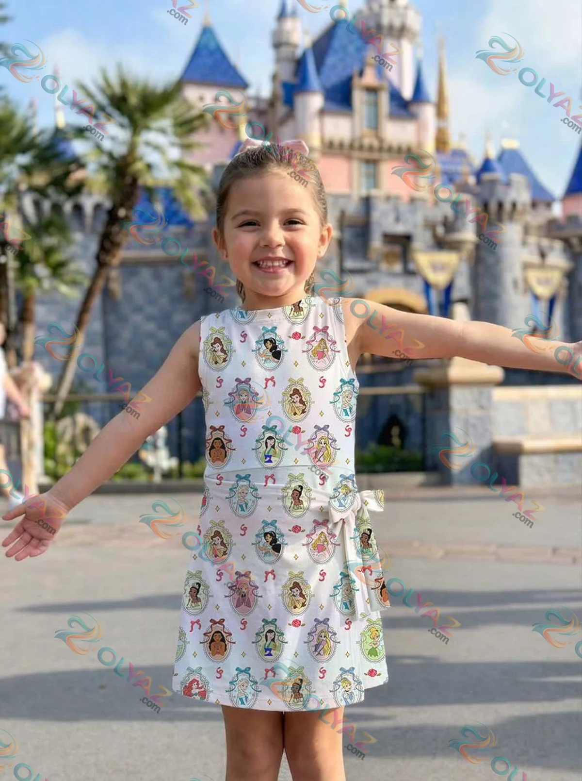 Girls Disney Princess Athletic Dress - Tennis Dress Skirt, Family Matching Princess Outfit Girls Disney Princess Athletic Dress - Tennis Dress Skirt, Family Matching Princess Outfit