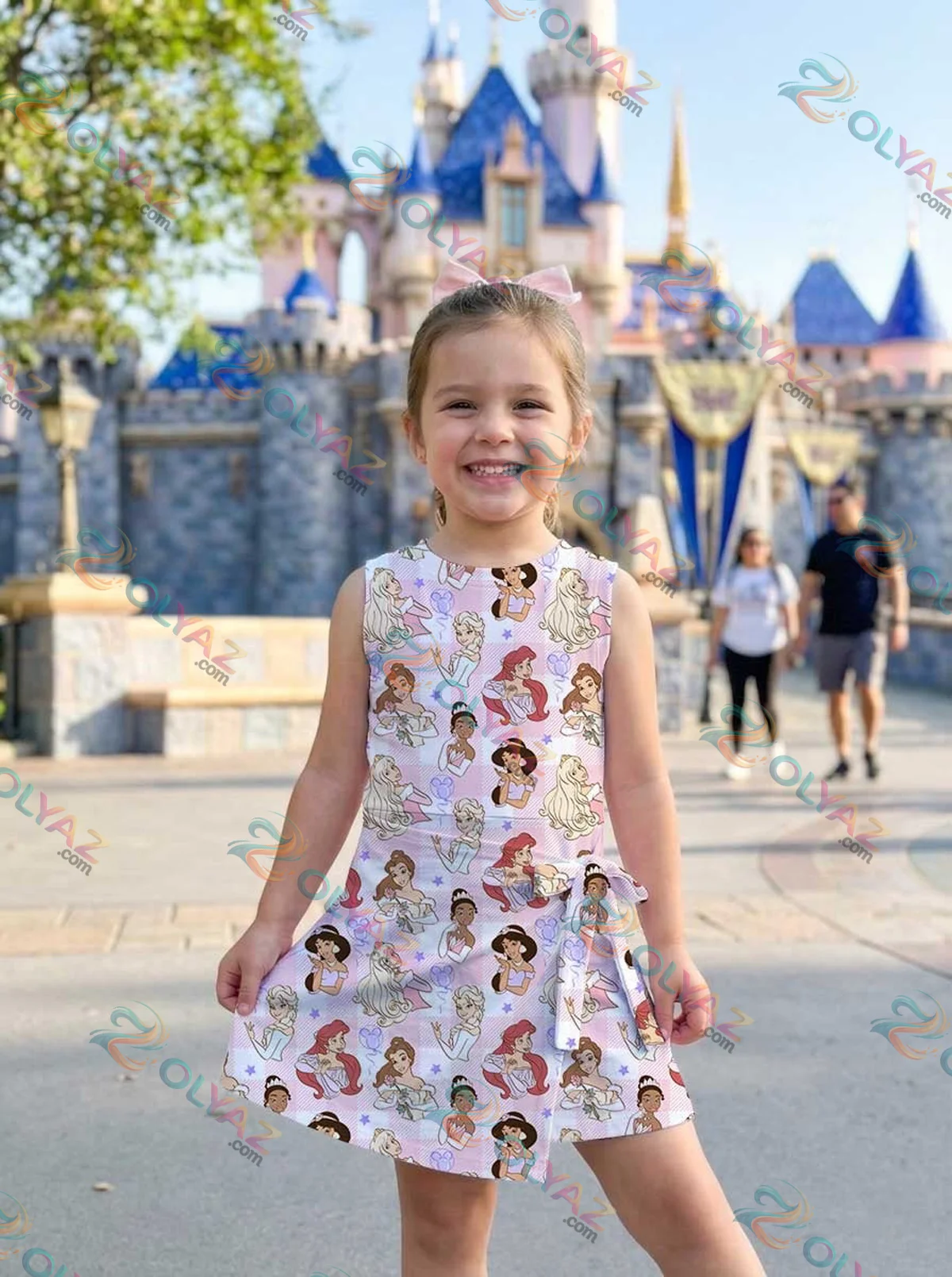 Girls Disney Princess Checkerboard Athletic Dress - Tennis Dress Skirt, Family Matching Disney Outfit Girls Disney Princess Checkerboard Athletic Dress - Tennis Dress Skirt, Family Matching Disney Outfit