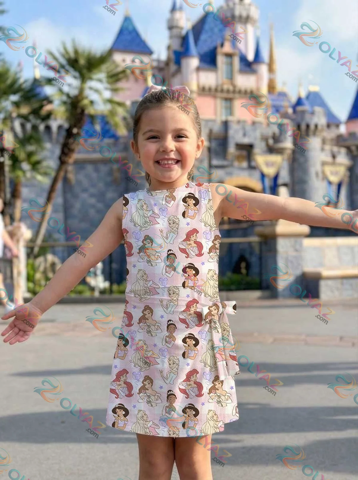Girls Disney Princess Checkerboard Athletic Dress - Tennis Dress Skirt, Family Matching Disney Outfit Girls Disney Princess Checkerboard Athletic Dress - Tennis Dress Skirt, Family Matching Disney Outfit