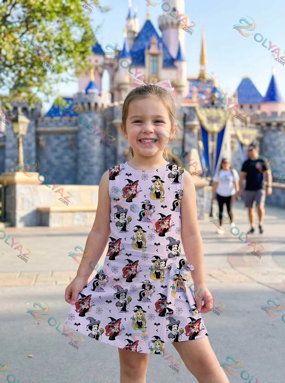 Girls Disney Princess Halloween Athletic Dress - Tennis Dress Skirt, Family Matching Disney Outfit Girls Disney Princess Halloween Athletic Dress - Tennis Dress Skirt, Family Matching Disney Outfit