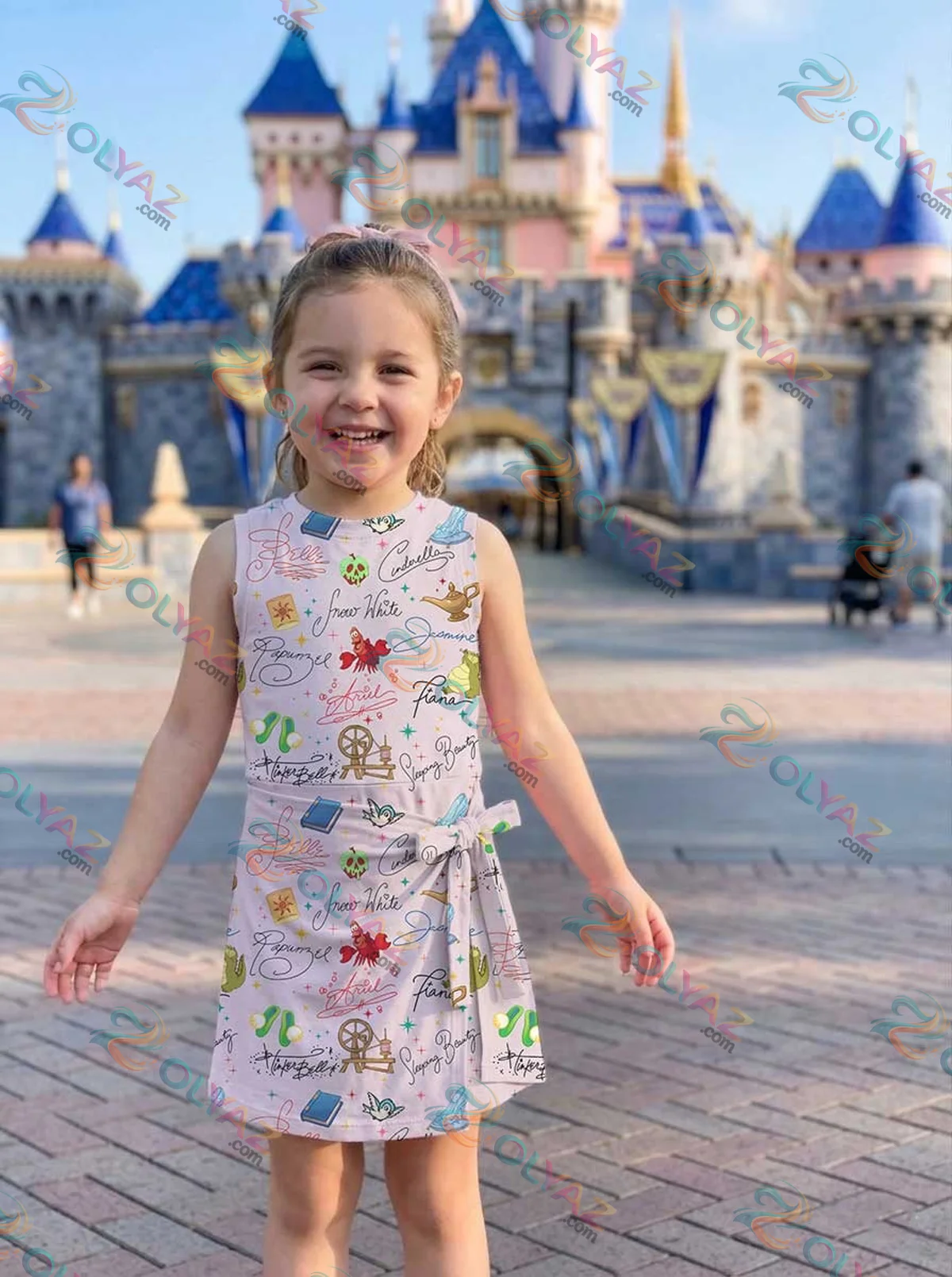 Girls Disney Princess Signature Athletic Dress - Tennis Dress Skirt, Family Matching Disney Outfit Girls Disney Princess Signature Athletic Dress - Tennis Dress Skirt, Family Matching Disney Outfit