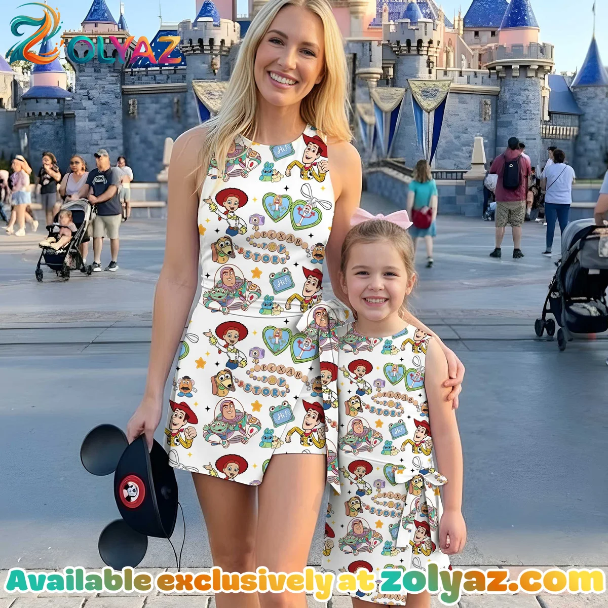 Girls Disney Toy Story Character Athletic Dress - Tennis Dress Skirt, Family Matching Outfit