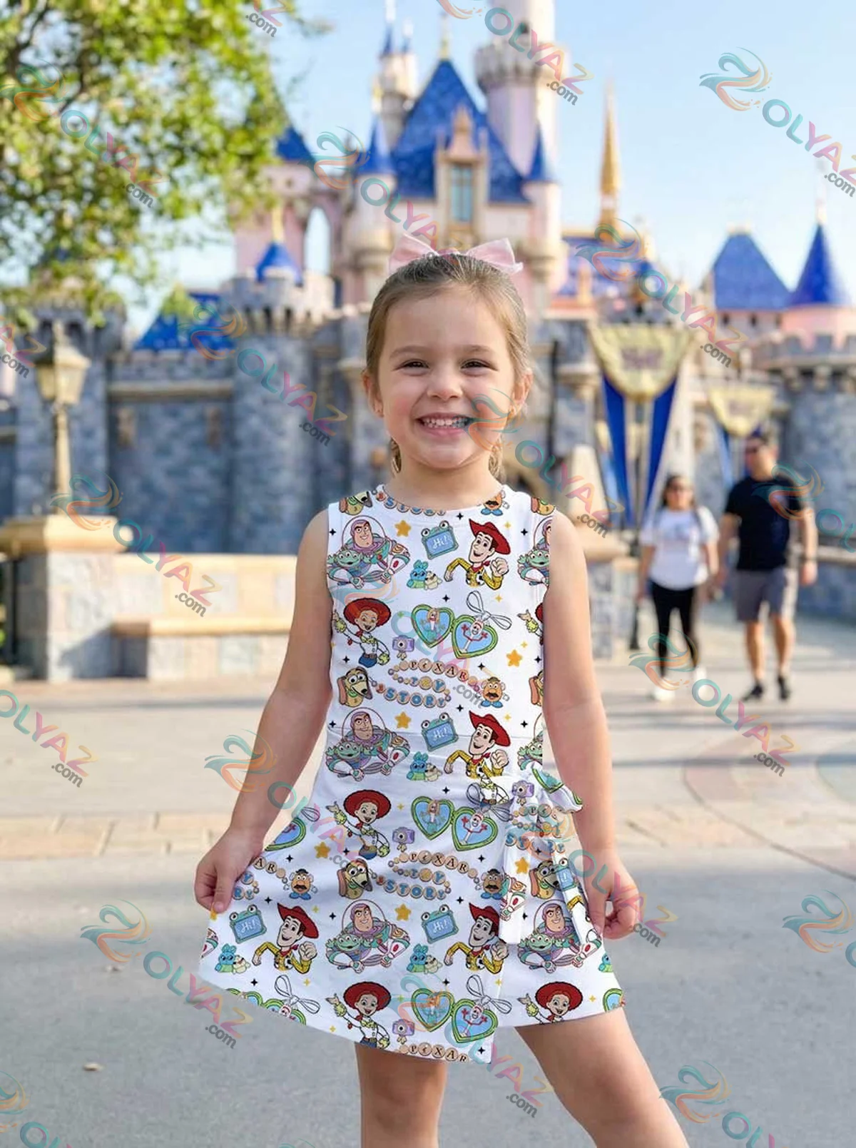 Girls Disney Toy Story Character Athletic Dress - Tennis Dress Skirt, Family Matching Outfit Girls Disney Toy Story Character Athletic Dress - Tennis Dress Skirt, Family Matching Outfit