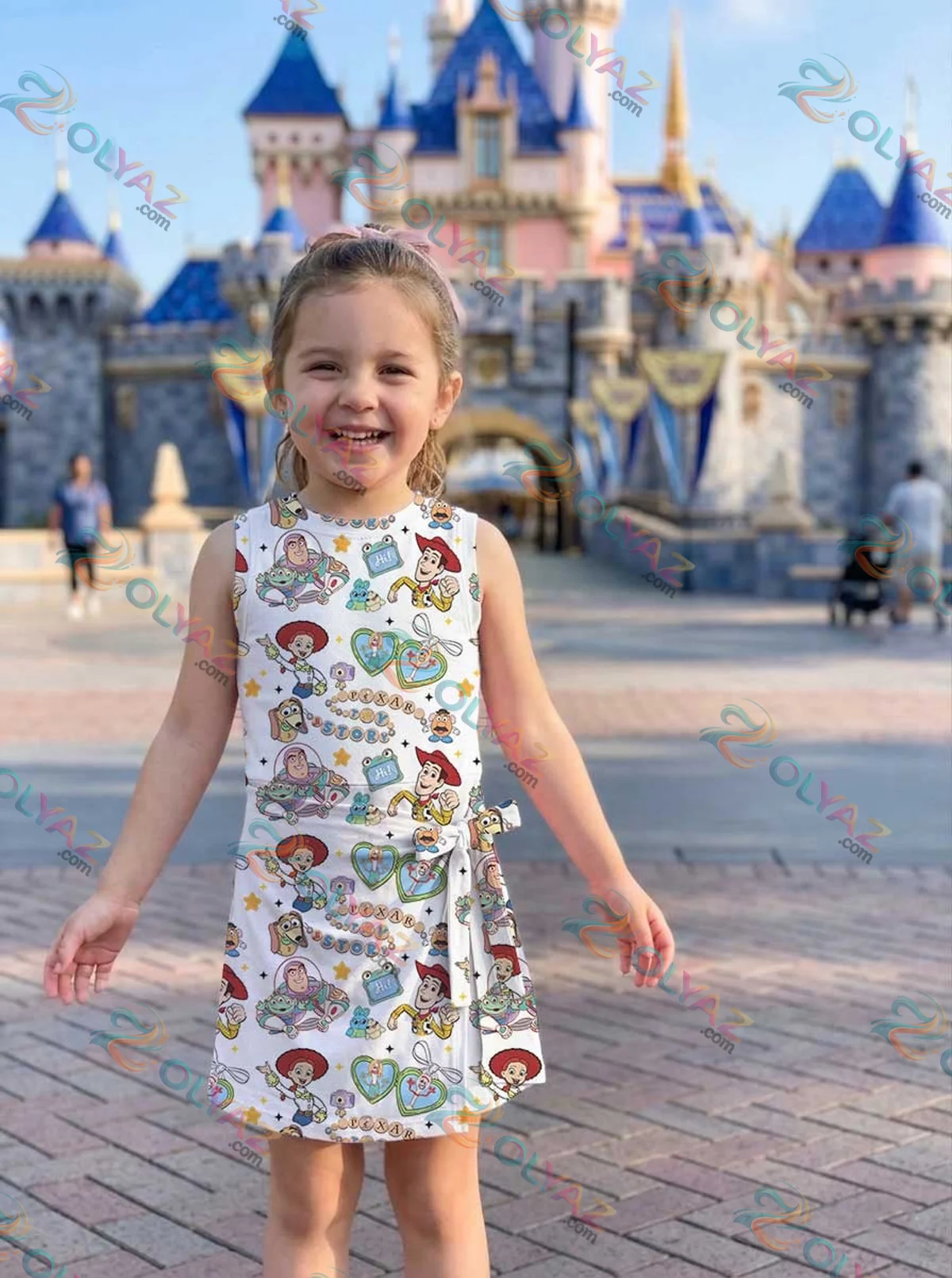 Girls Disney Toy Story Character Athletic Dress - Tennis Dress Skirt, Family Matching Outfit Girls Disney Toy Story Character Athletic Dress - Tennis Dress Skirt, Family Matching Outfit