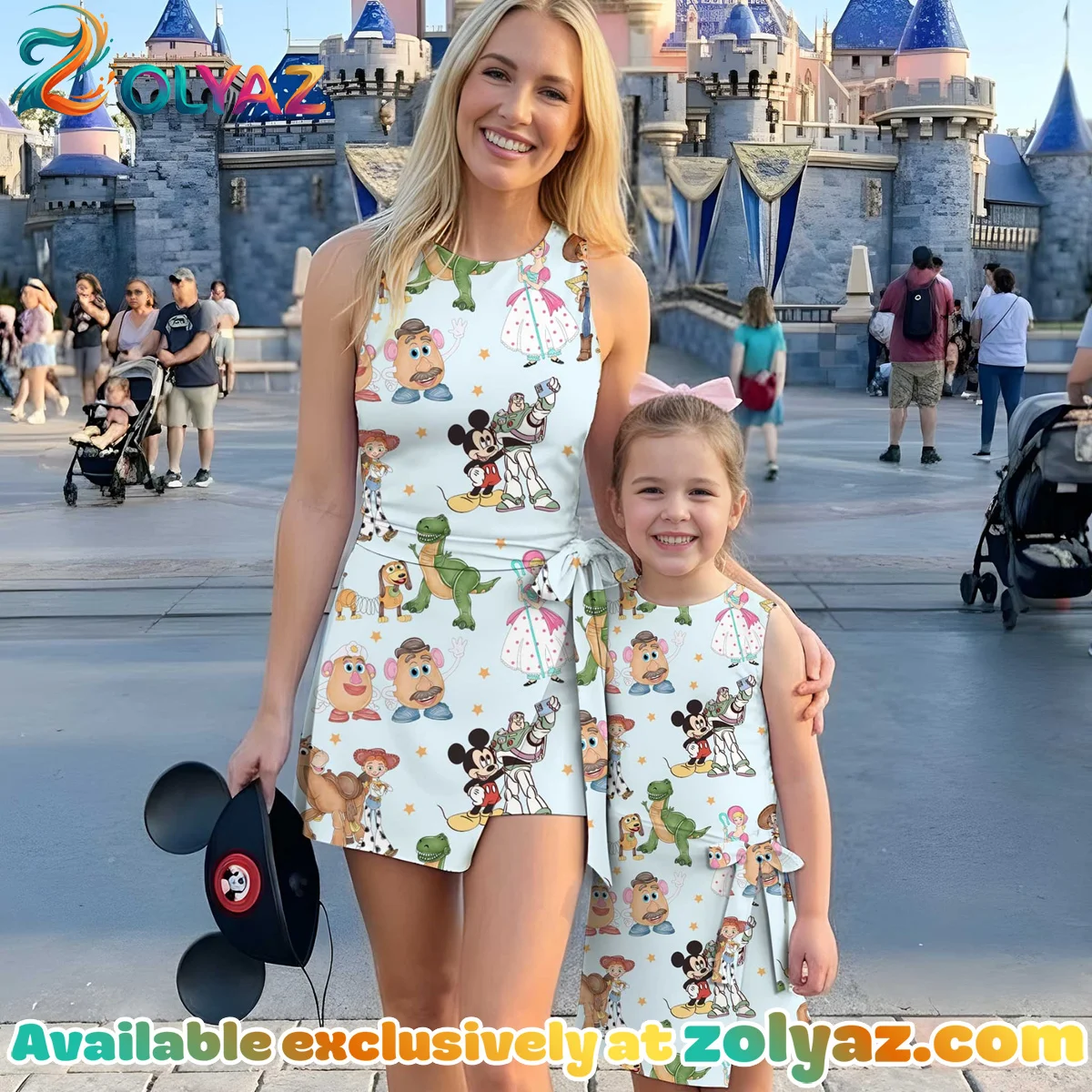 Girls Disney Toy Story Characters Athletic Dress - Tennis Dress Skirt, Family Matching Outfit