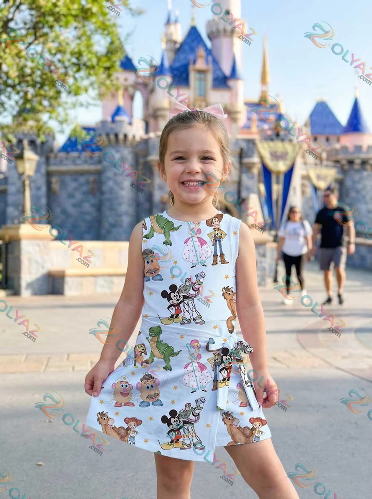 Girls Disney Toy Story Characters Athletic Dress - Tennis Dress Skirt, Family Matching Outfit Girls Disney Toy Story Characters Athletic Dress - Tennis Dress Skirt, Family Matching Outfit