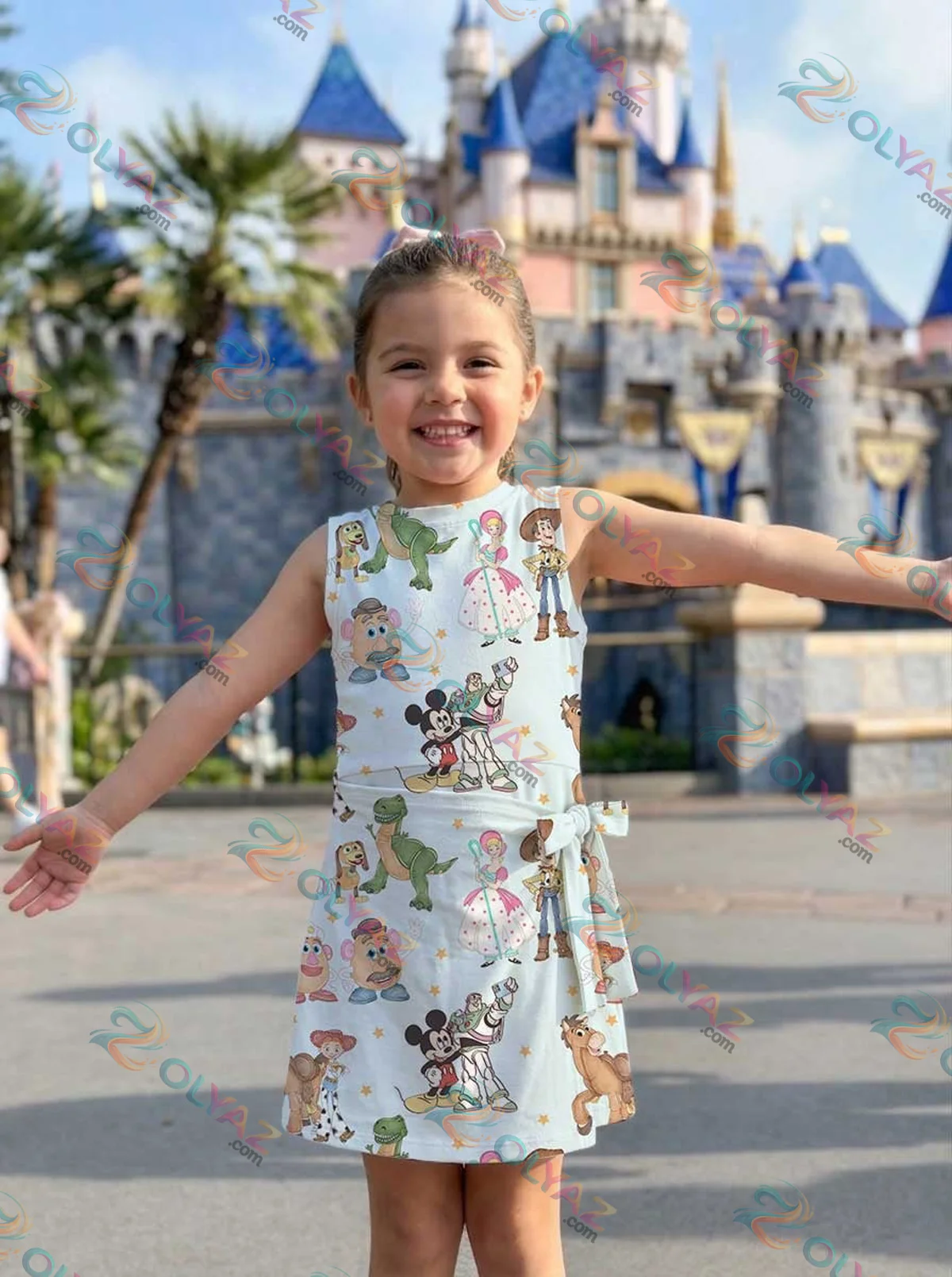 Girls Disney Toy Story Characters Athletic Dress - Tennis Dress Skirt, Family Matching Outfit Girls Disney Toy Story Characters Athletic Dress - Tennis Dress Skirt, Family Matching Outfit