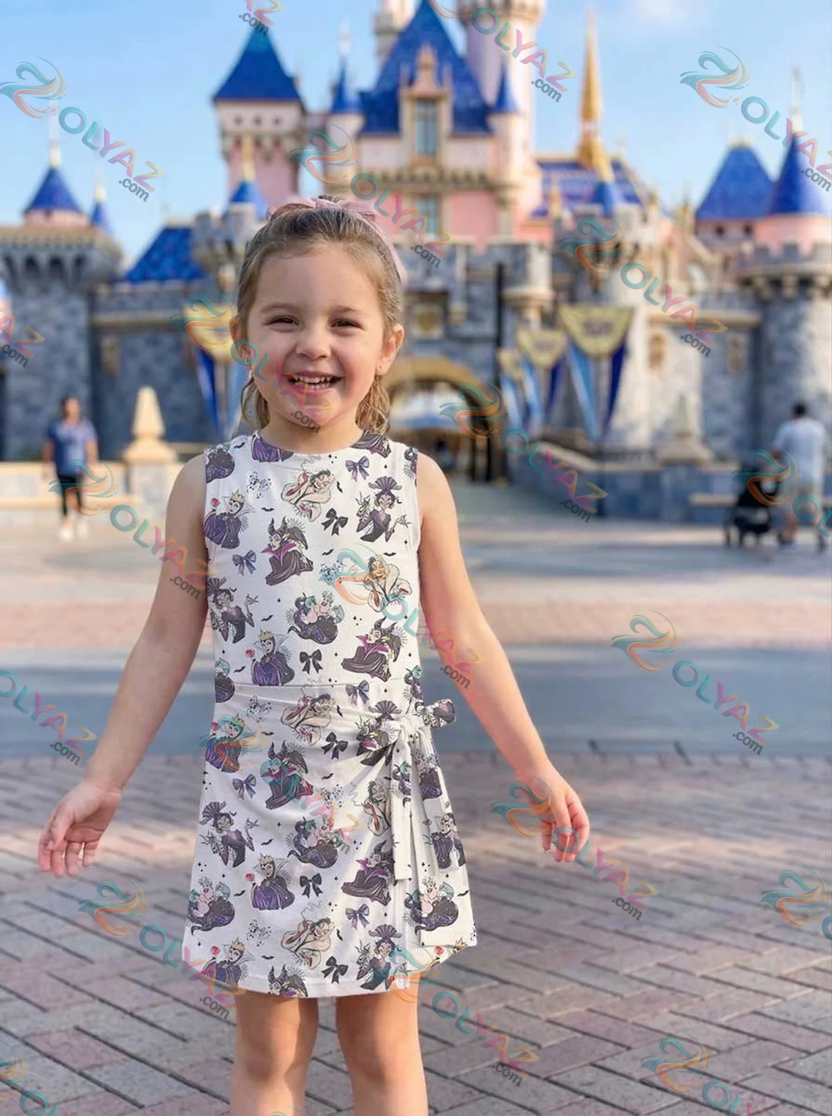 Girls Disney Villains Athletic Dress - Tennis Dress Skirt, Family Matching Halloween Outfit Girls Disney Villains Athletic Dress - Tennis Dress Skirt, Family Matching Halloween Outfit