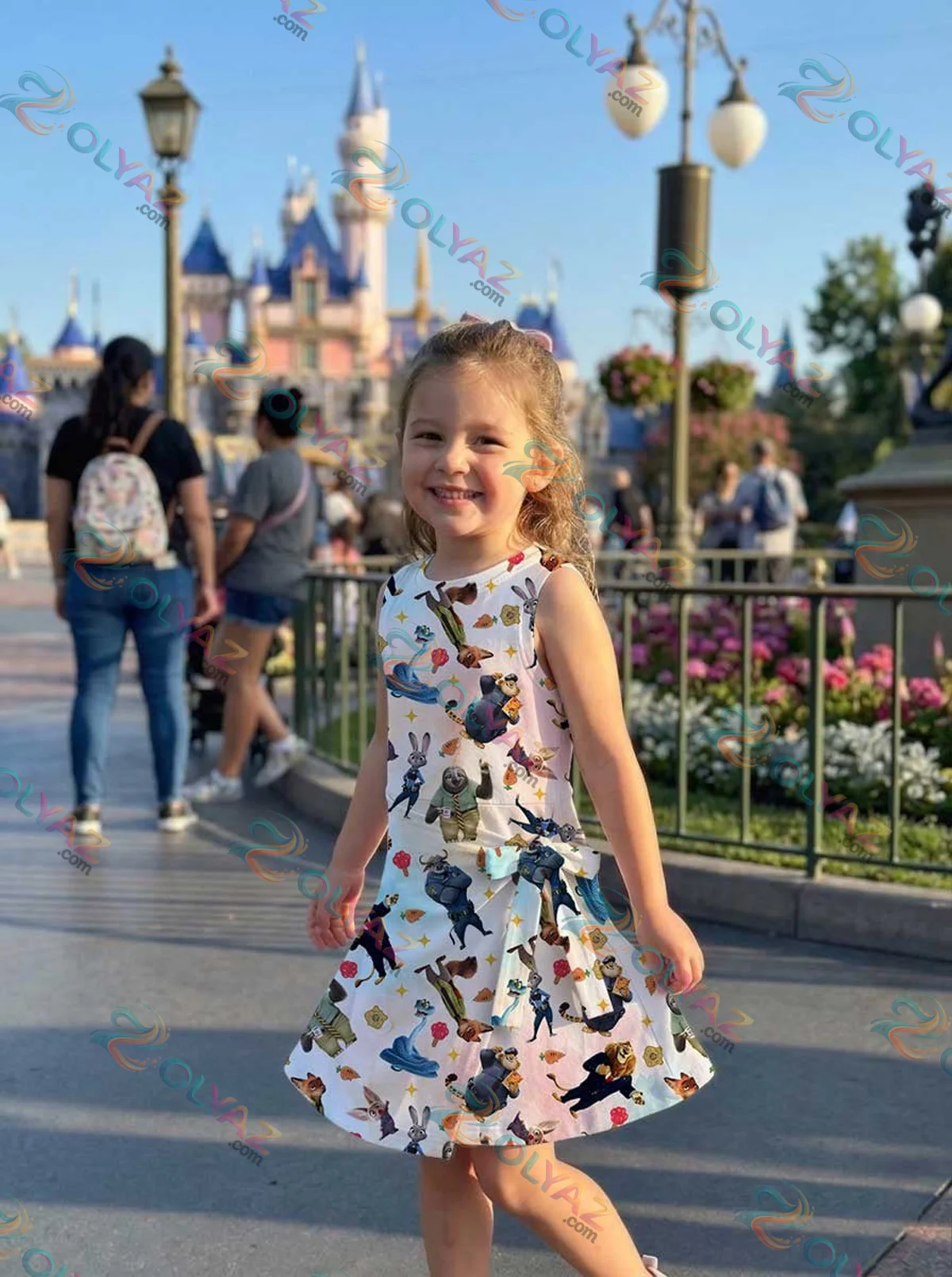 Girls Disney Zootopia Characters Colorful Athletic Dress - Tennis Dress Skirt, Family Matching Outfit Girls Disney Zootopia Characters Colorful Athletic Dress - Tennis Dress Skirt, Family Matching Outfit