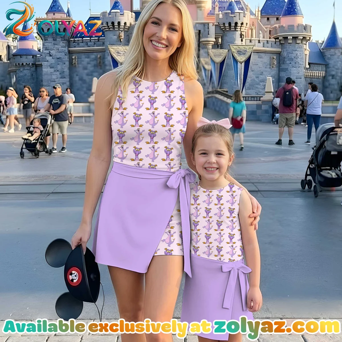 Girls Figment Athletic Dress - Tennis Dress Skirt, Family Matching Disney Outfit