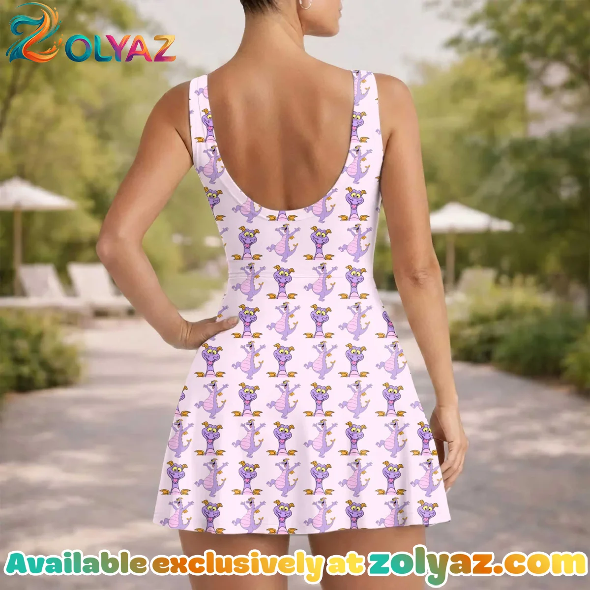 Girls Figment Athletic Dress - Tennis Dress Skirt, Family Matching Disney Outfit Girls Figment Athletic Dress - Tennis Dress Skirt, Family Matching Disney Outfit