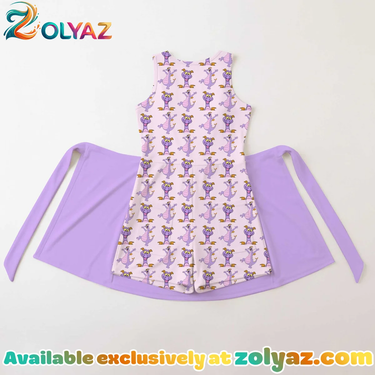 Girls Figment Athletic Dress - Tennis Dress Skirt, Family Matching Disney Outfit Girls Figment Athletic Dress - Tennis Dress Skirt, Family Matching Disney Outfit