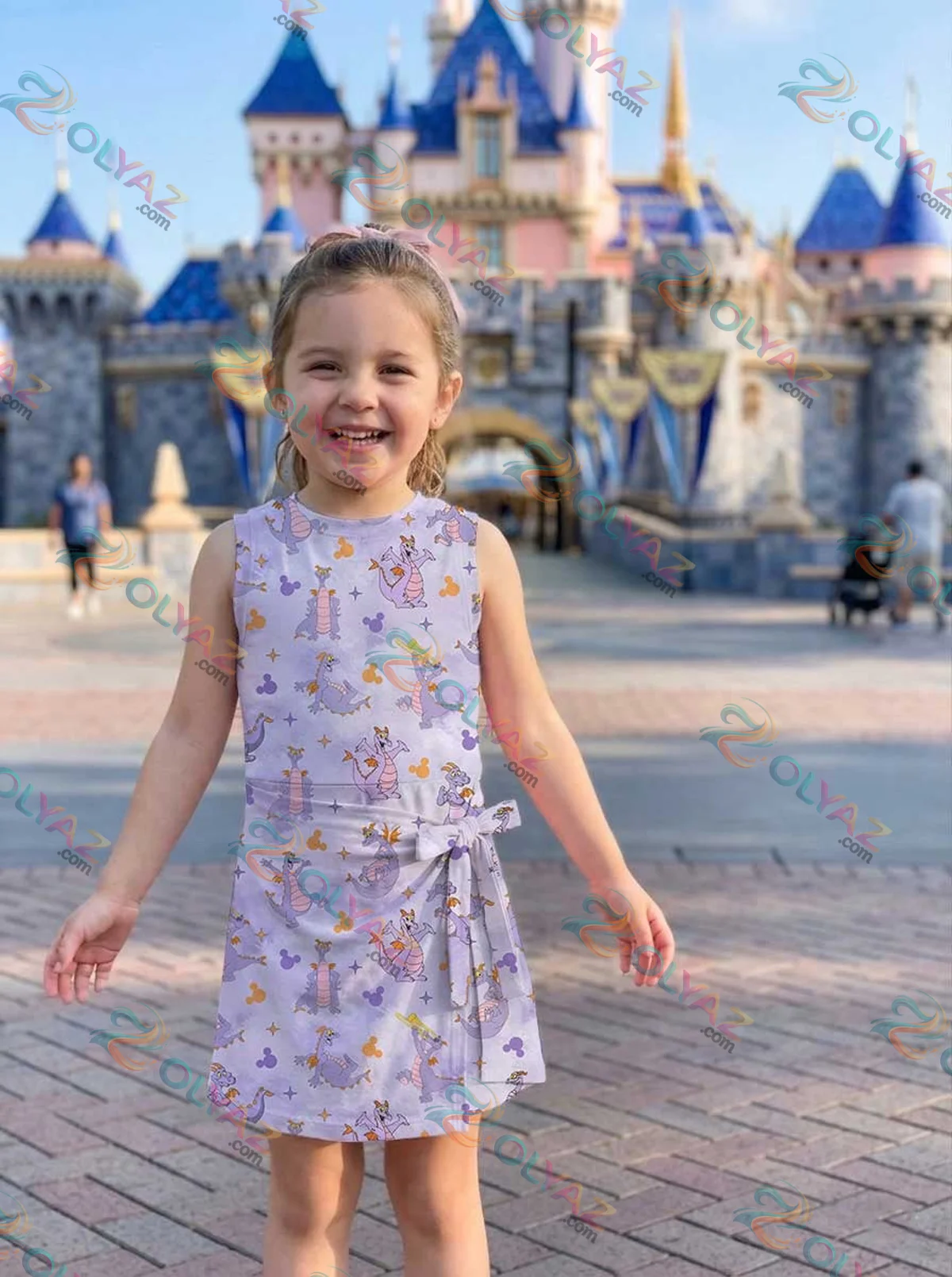 Girls Figment Dragon Athletic Dress - Tennis Dress Skirt, Family Matching EPCOT Outfit Girls Figment Dragon Athletic Dress - Tennis Dress Skirt, Family Matching EPCOT Outfit