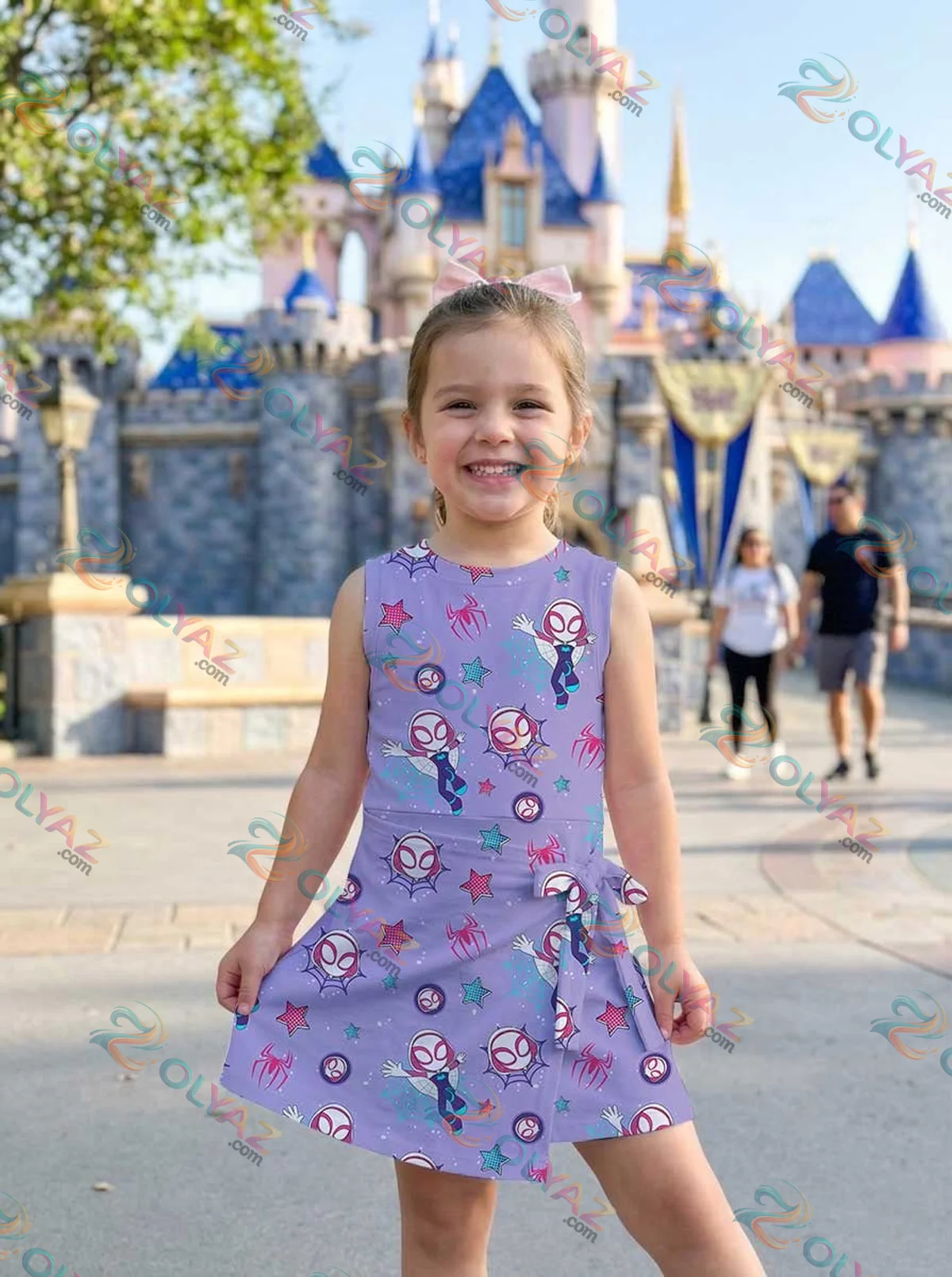 Girls Ghost Spider Athletic Dress - Tennis Dress Skirt, Family Matching Marvel Outfit Girls Ghost Spider Athletic Dress - Tennis Dress Skirt, Family Matching Marvel Outfit