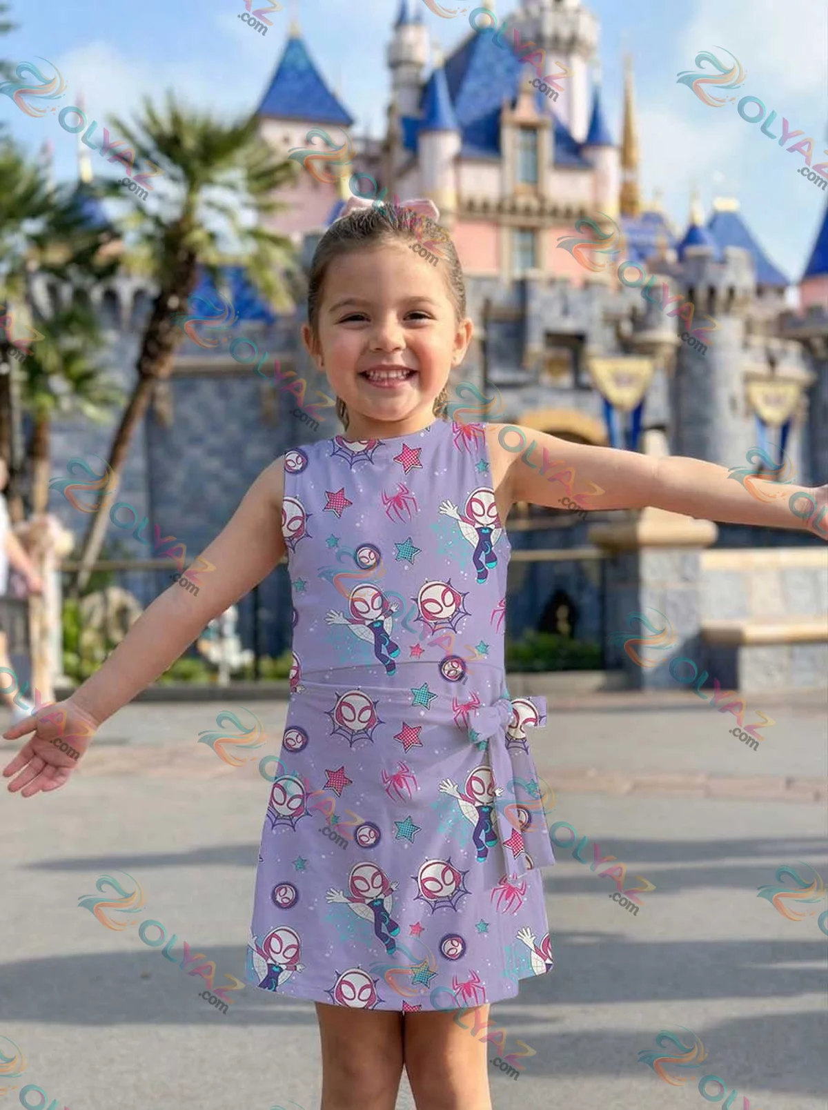 Girls Ghost Spider Athletic Dress - Tennis Dress Skirt, Family Matching Marvel Outfit Girls Ghost Spider Athletic Dress - Tennis Dress Skirt, Family Matching Marvel Outfit