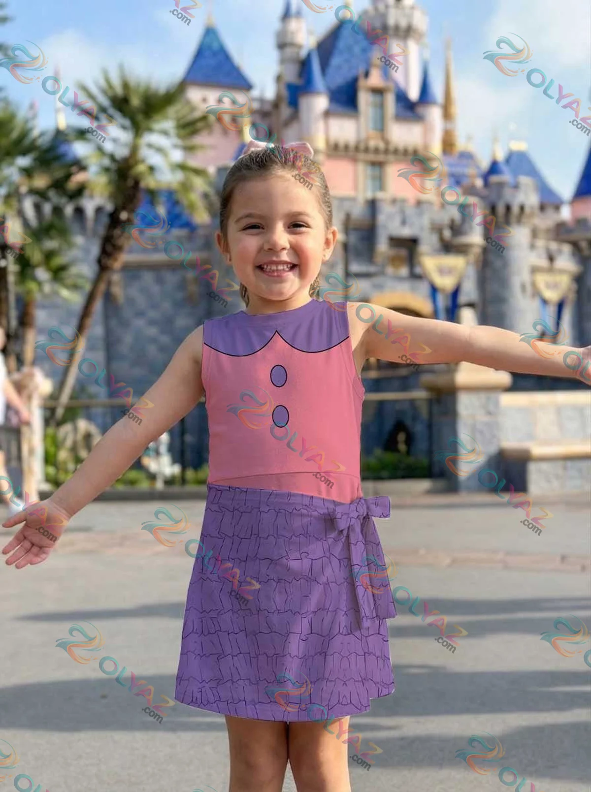 Girls Halloween Bat Wing Dress, Pink Purple Bat Costume Outfit, Cute Halloween Party Dress Girls Halloween Bat Wing Dress, Pink Purple Bat Costume Outfit, Cute Halloween Party Dress