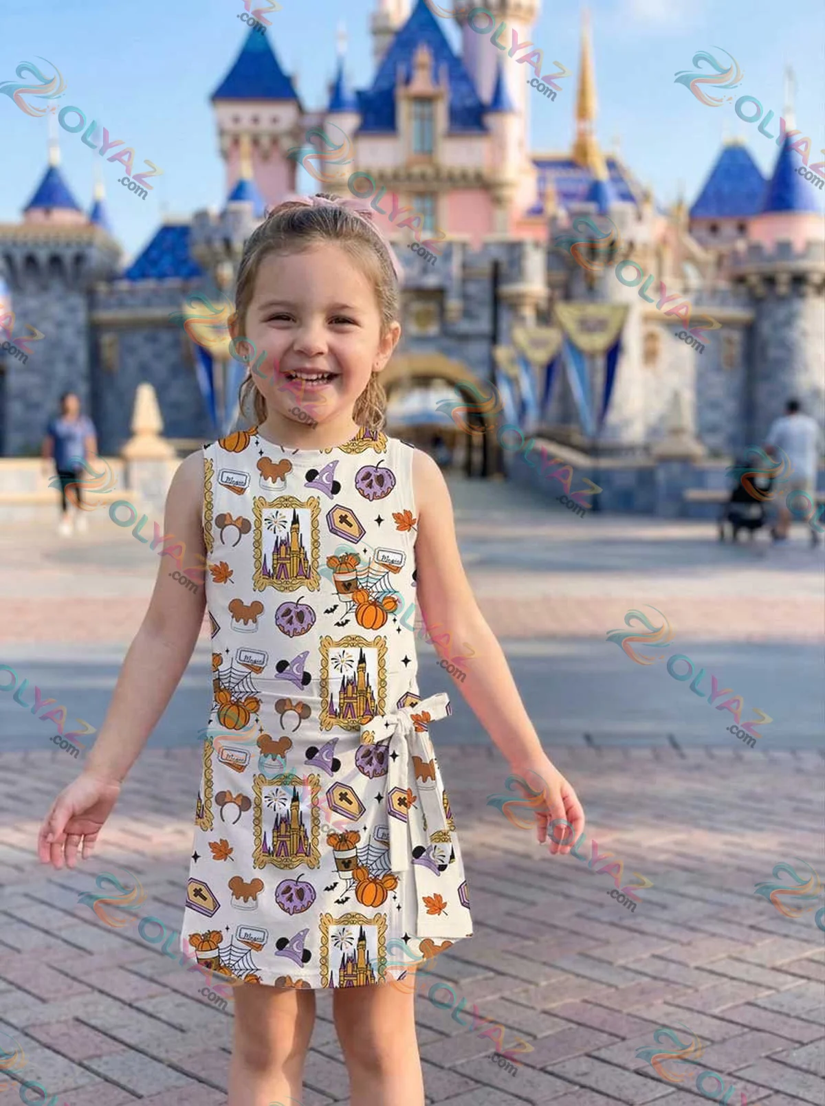 Girls Halloween Mickey Ears Athletic Dress - Tennis Dress Skirt, Family Matching Disney Outfit Girls Halloween Mickey Ears Athletic Dress - Tennis Dress Skirt, Family Matching Disney Outfit