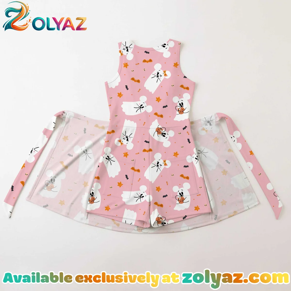 Girls Halloween Mickey Friends Athletic Dress - Tennis Dress Skirt, Family Matching Disney Outfit Girls Halloween Mickey Friends Athletic Dress - Tennis Dress Skirt, Family Matching Disney Outfit