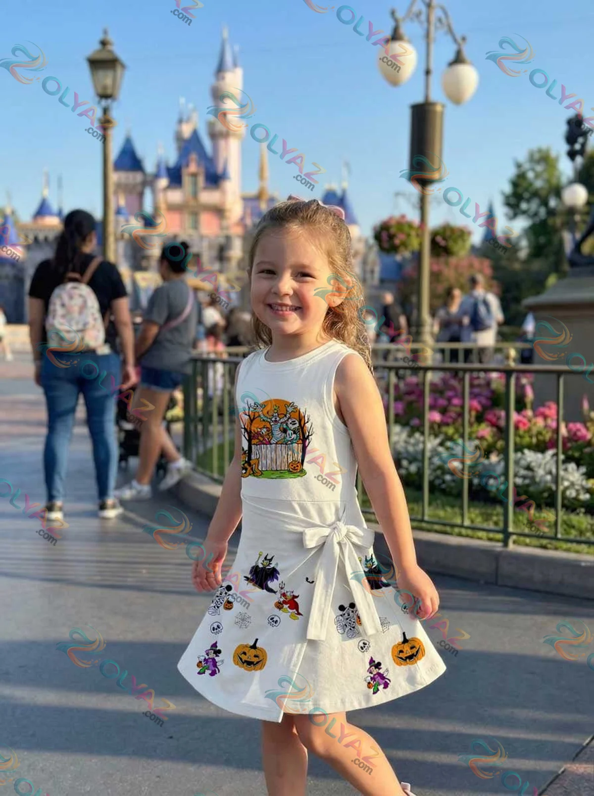 Girls Halloween Mickey Friends Athletic Dress - Tennis Dress Skirt, Family Matching Disney Outfit Girls Halloween Mickey Friends Athletic Dress - Tennis Dress Skirt, Family Matching Disney Outfit