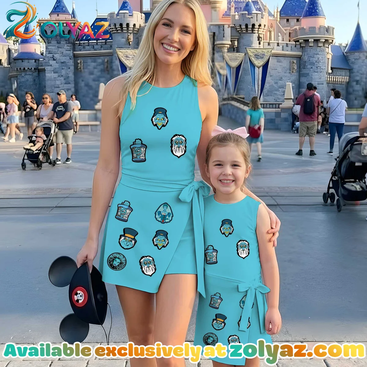 Girls Haunted Mansion Athletic Dress - Tennis Dress Skirt, Family Matching Disney Outfit