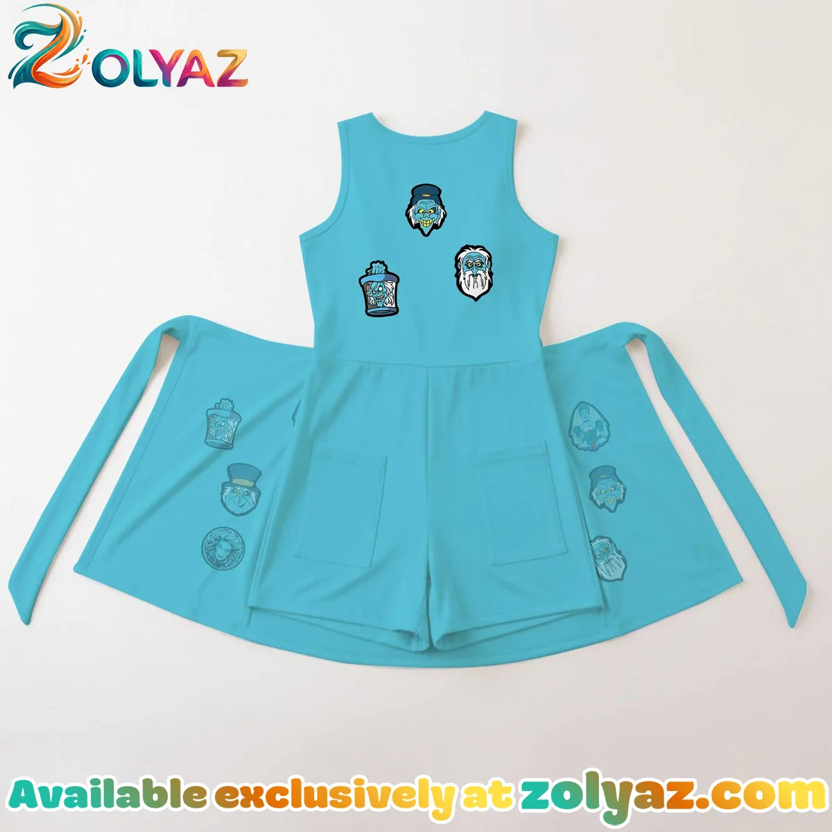 Girls Haunted Mansion Athletic Dress - Tennis Dress Skirt, Family Matching Disney Outfit Girls Haunted Mansion Athletic Dress - Tennis Dress Skirt, Family Matching Disney Outfit