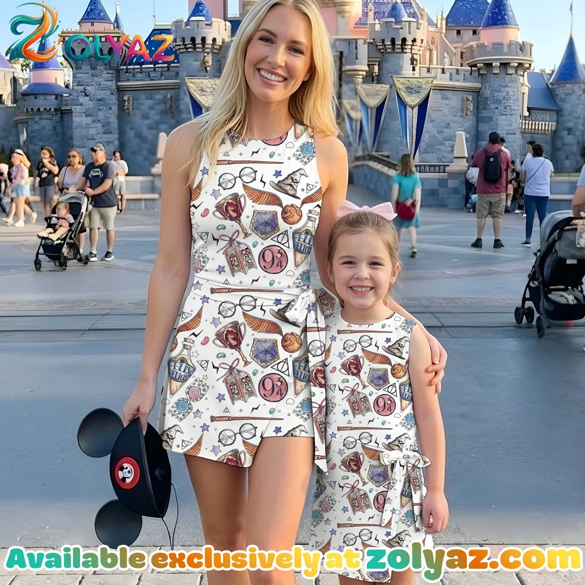 Girls Hogwarts Magic Athletic Dress - Tennis Dress Skirt, Family Matching Harry Potter Outfit
