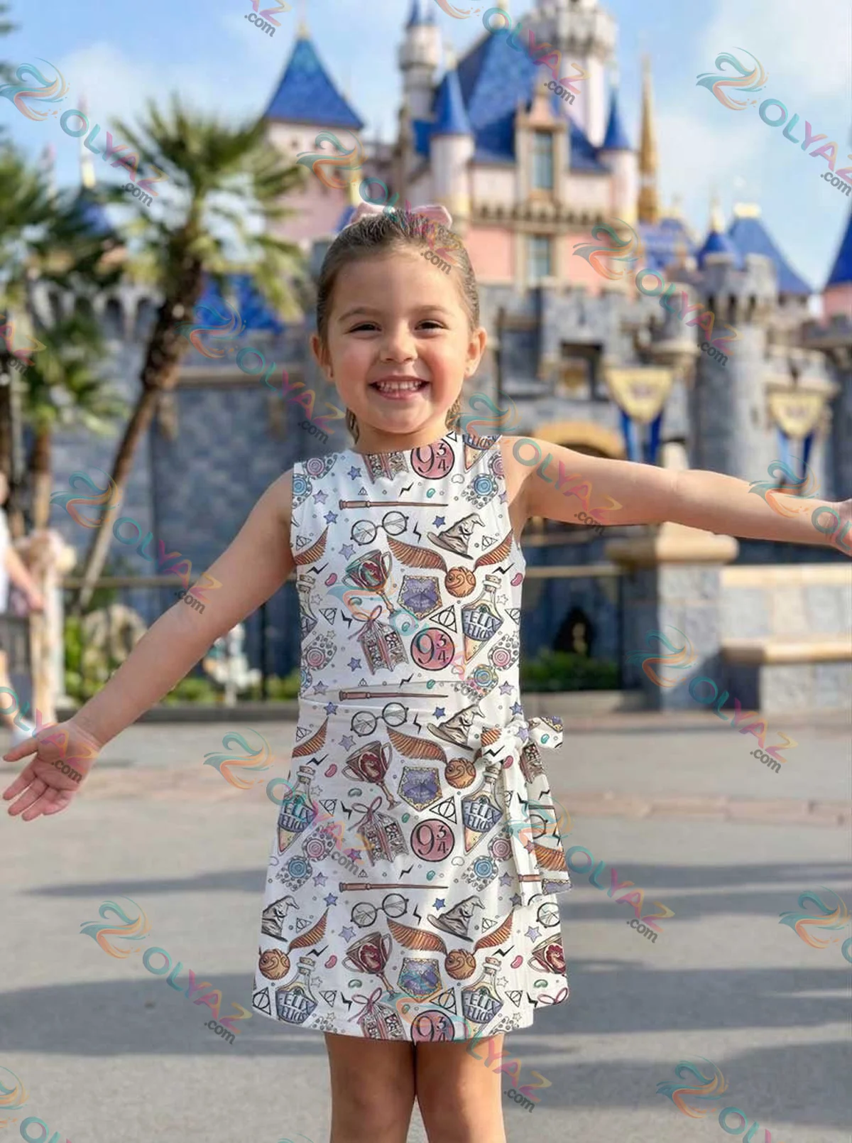 Girls Hogwarts Magic Athletic Dress - Tennis Dress Skirt, Family Matching Harry Potter Outfit Girls Hogwarts Magic Athletic Dress - Tennis Dress Skirt, Family Matching Harry Potter Outfit