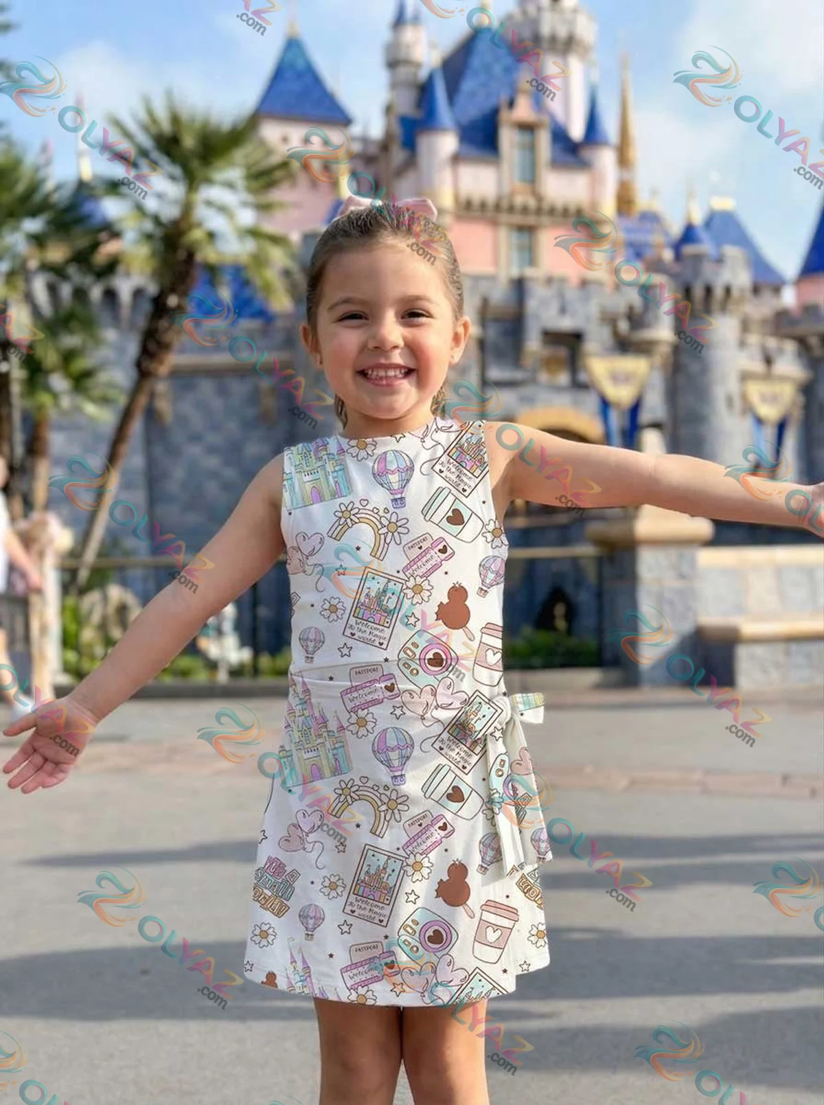 Girls Magical Disney Vacation Athletic Dress - Tennis Dress Skirt, Family Matching Outfit Girls Magical Disney Vacation Athletic Dress - Tennis Dress Skirt, Family Matching Outfit