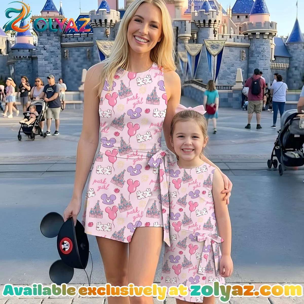 Girls Magical Mickey Icons Athletic Dress - Tennis Dress Skirt, Family Matching Disney Outfit