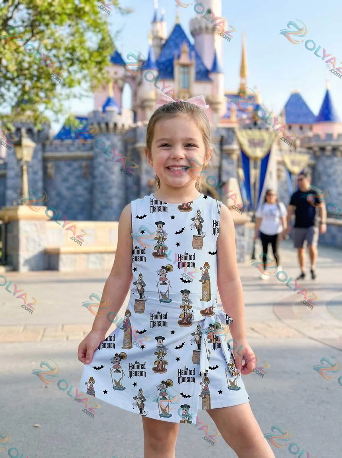 Girls Mickey Friends Haunted Mansion Athletic Dress - Tennis Dress Skirt, Family Matching Disney Outfit Girls Mickey Friends Haunted Mansion Athletic Dress - Tennis Dress Skirt, Family Matching Disney Outfit
