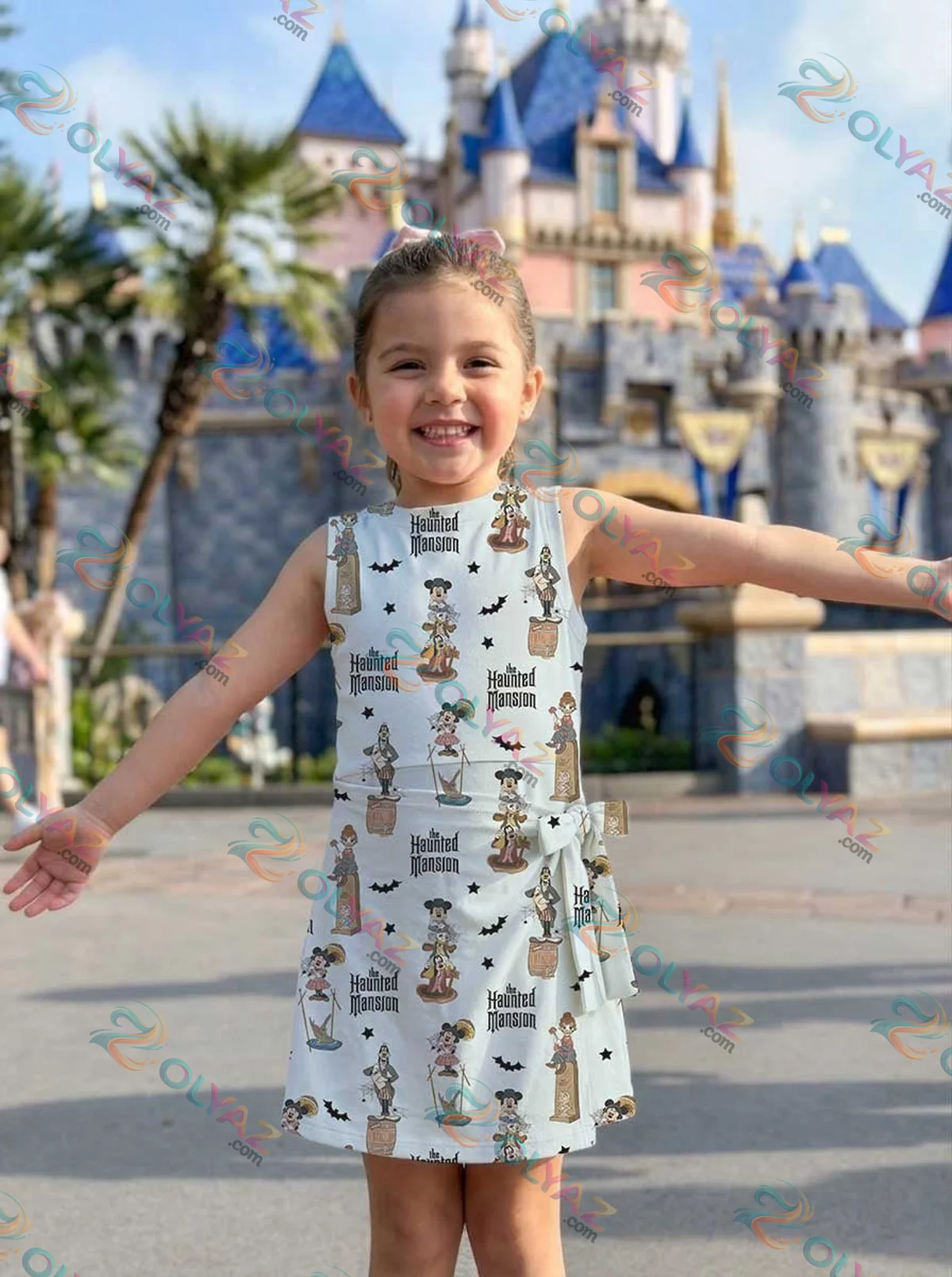 Girls Mickey Friends Haunted Mansion Athletic Dress - Tennis Dress Skirt, Family Matching Disney Outfit Girls Mickey Friends Haunted Mansion Athletic Dress - Tennis Dress Skirt, Family Matching Disney Outfit