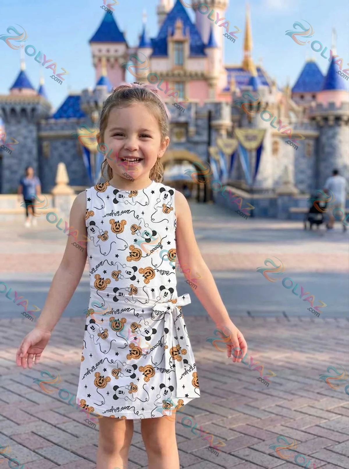 Girls Mickey Pumpkin Balloons Athletic Dress - Tennis Dress Skirt, Family Matching Halloween Outfit Girls Mickey Pumpkin Balloons Athletic Dress - Tennis Dress Skirt, Family Matching Halloween Outfit