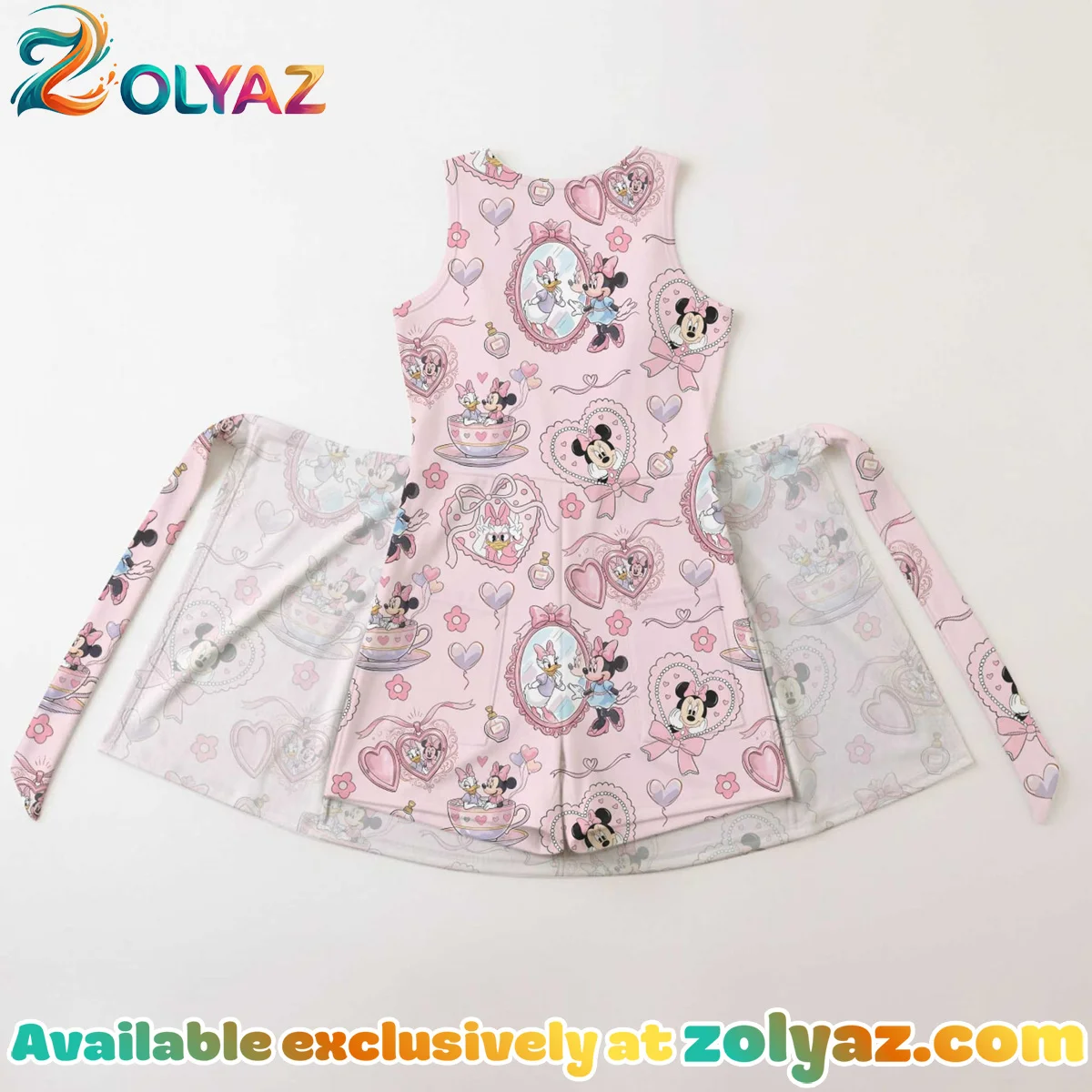 Girls Minnie Daisy Bestie Athletic Dress - Tennis Dress Skirt, Family Matching Disney Outfit Girls Minnie Daisy Bestie Athletic Dress - Tennis Dress Skirt, Family Matching Disney Outfit