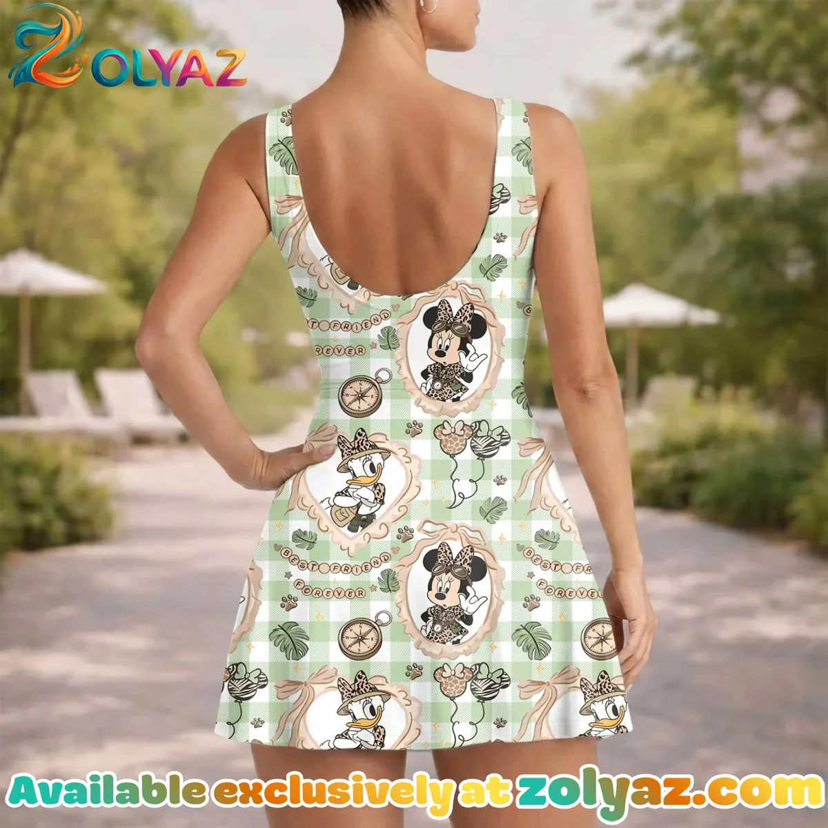 Girls Minnie Daisy Leopard Athletic Dress - Tennis Dress Skirt, Family Matching Animal Kingdom Outfit Girls Minnie Daisy Leopard Athletic Dress - Tennis Dress Skirt, Family Matching Animal Kingdom Outfit