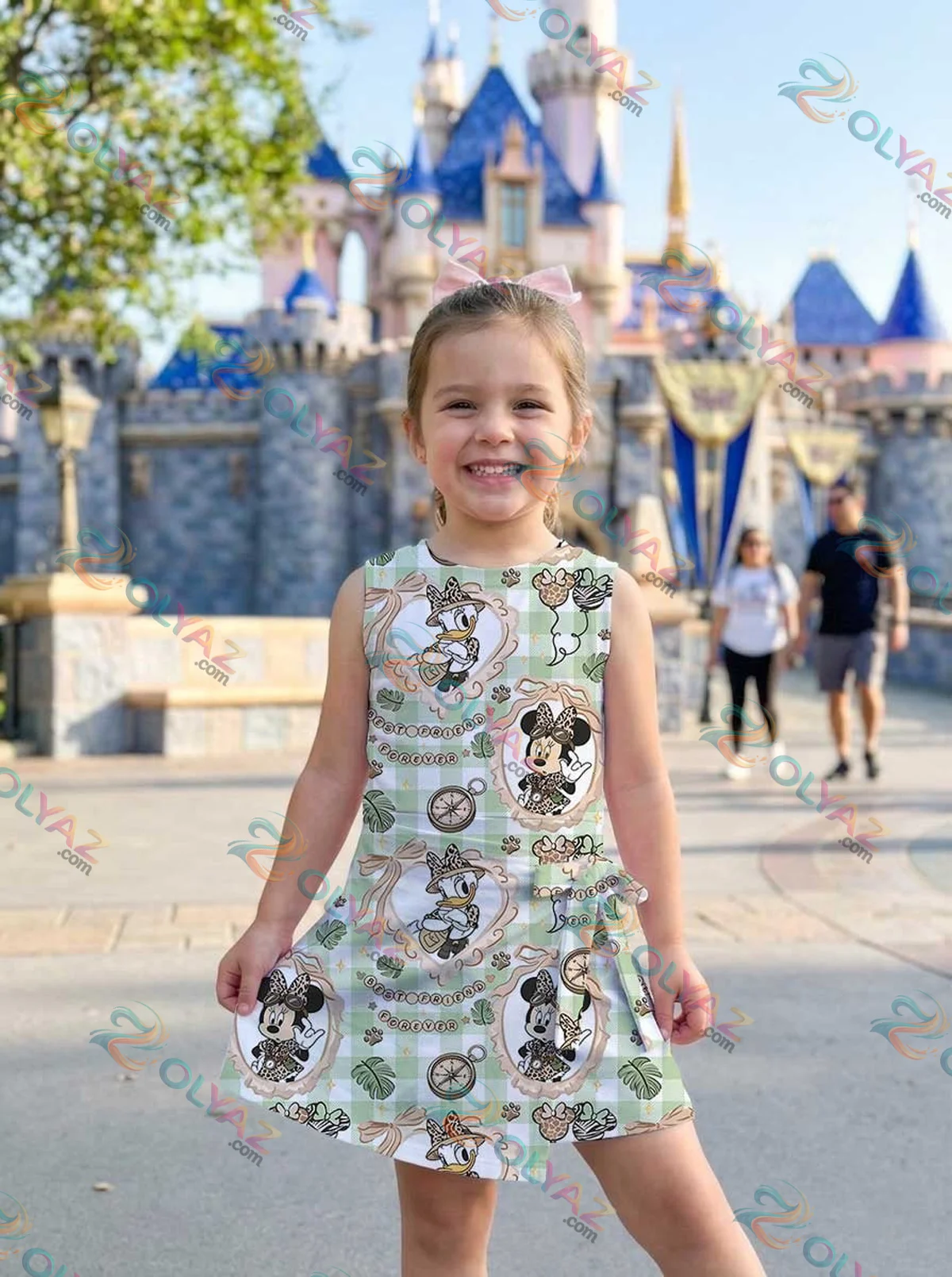 Girls Minnie Daisy Leopard Athletic Dress - Tennis Dress Skirt, Family Matching Animal Kingdom Outfit Girls Minnie Daisy Leopard Athletic Dress - Tennis Dress Skirt, Family Matching Animal Kingdom Outfit