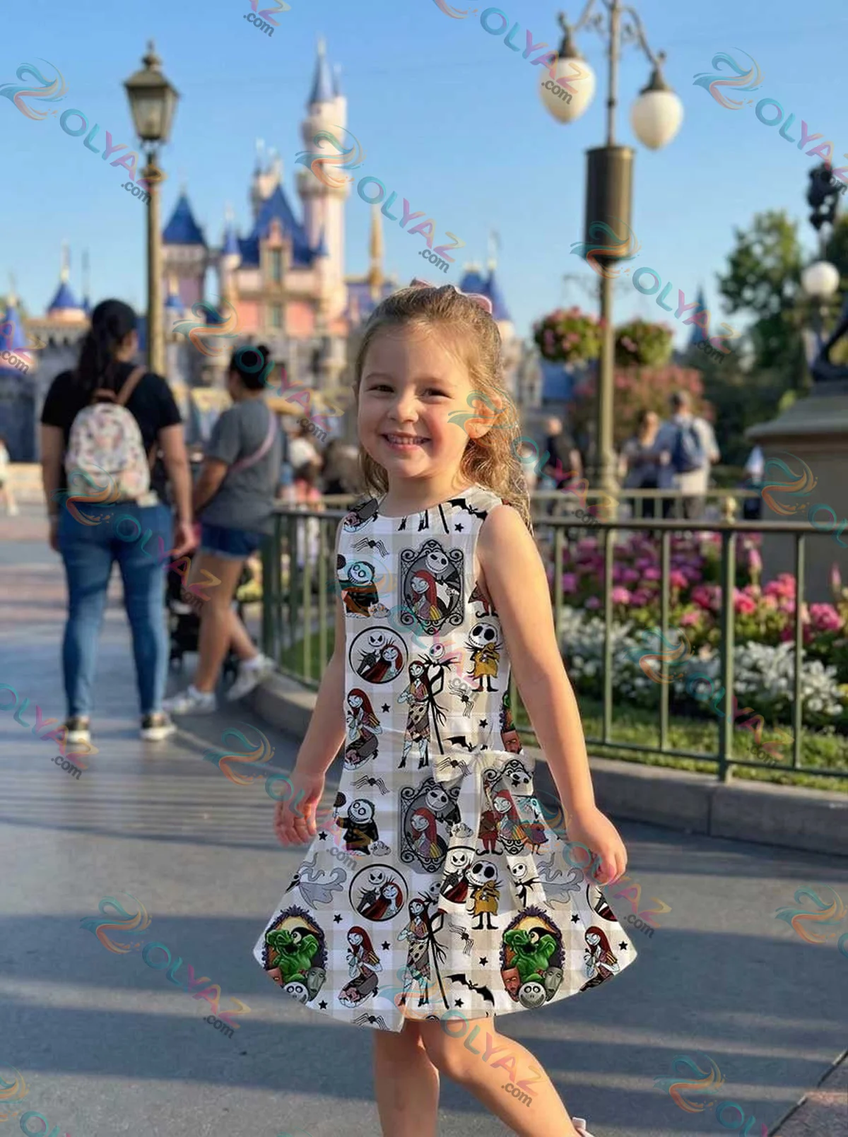 Girls Nightmare Before Christmas Athletic Dress - Tennis Dress Skirt, Family Matching Disney Halloween Outfit Girls Nightmare Before Christmas Athletic Dress - Tennis Dress Skirt, Family Matching Disney Halloween Outfit