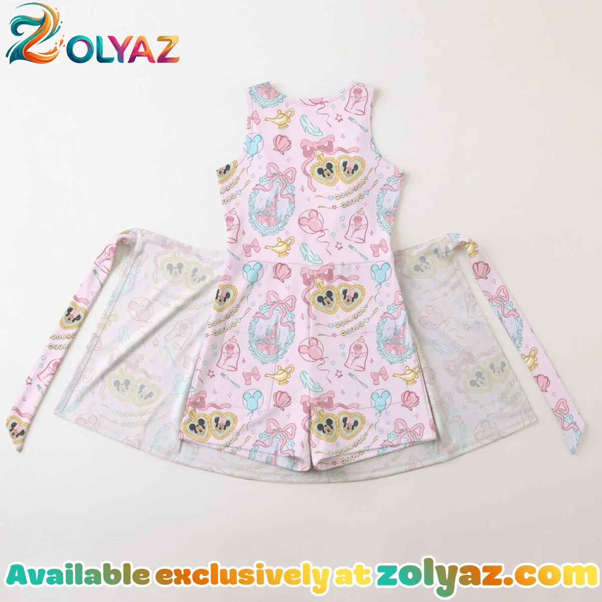 Girls Pink Mickey Minnie Athletic Dress - Tennis Dress Skirt, Family Matching Disney Outfit Girls Pink Mickey Minnie Athletic Dress - Tennis Dress Skirt, Family Matching Disney Outfit