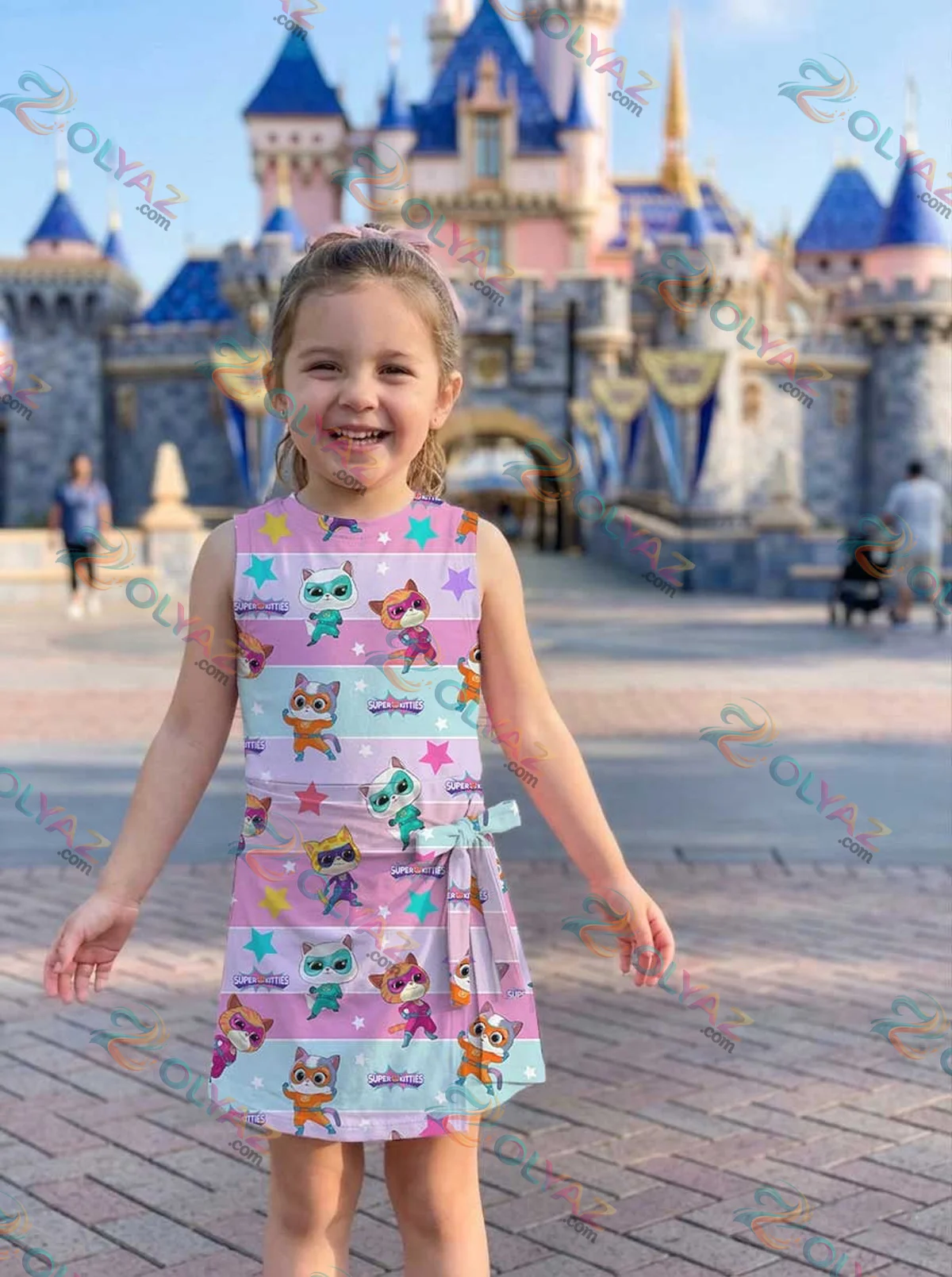 Girls SuperKitties Pastel Athletic Dress - Tennis Dress Skirt, Family Matching Disney Outfit Girls SuperKitties Pastel Athletic Dress - Tennis Dress Skirt, Family Matching Disney Outfit