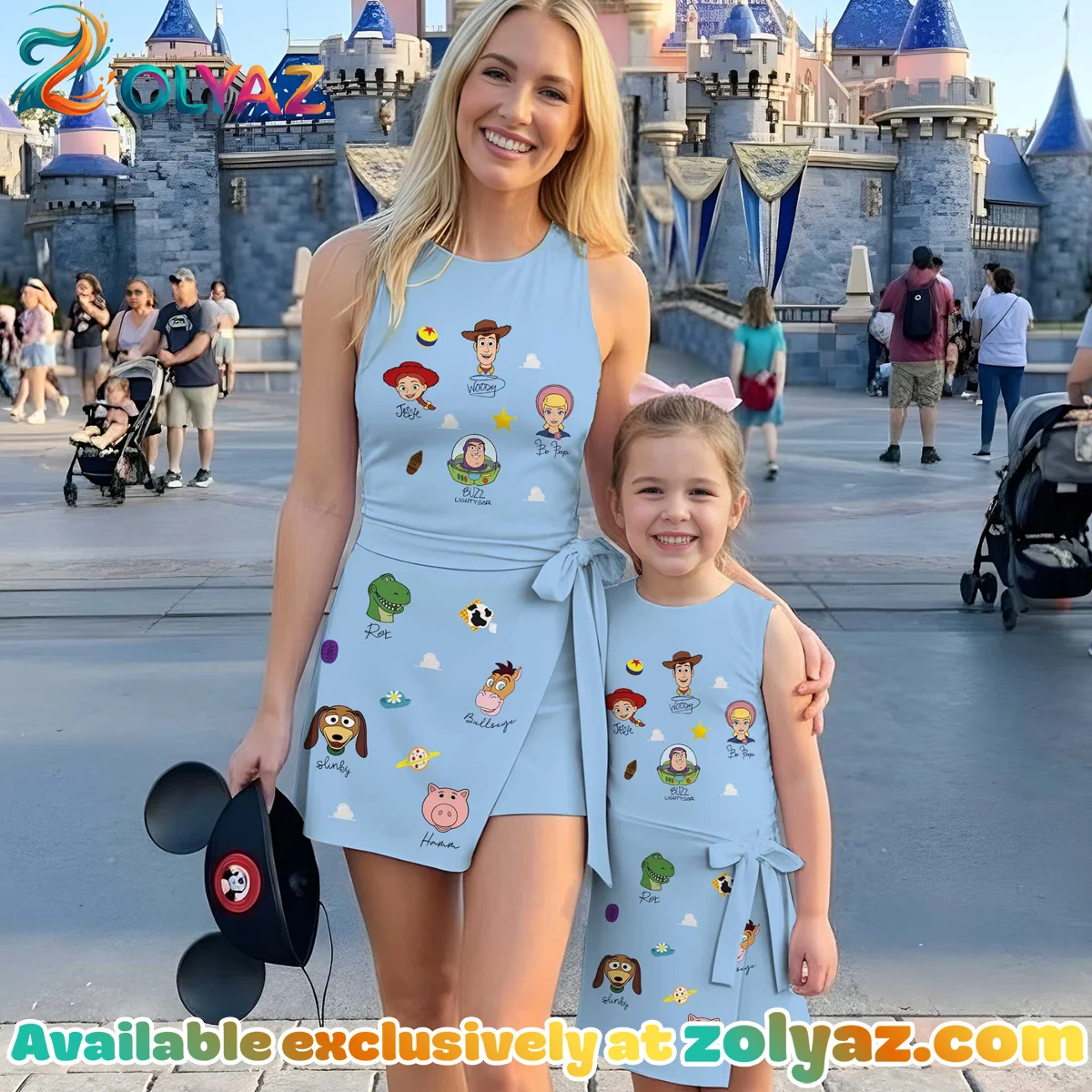 Girls Toy Story Balloons Athletic Dress - Tennis Dress Skirt, Family Matching Athletic Outfit