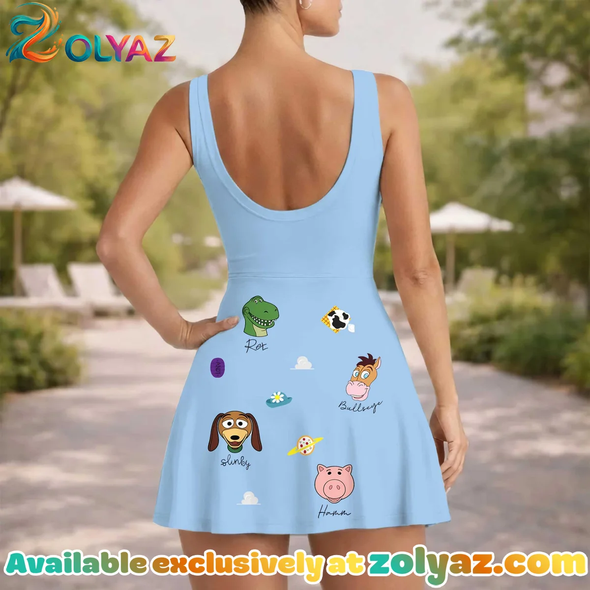Girls Toy Story Balloons Athletic Dress - Tennis Dress Skirt, Family Matching Athletic Outfit Girls Toy Story Balloons Athletic Dress - Tennis Dress Skirt, Family Matching Athletic Outfit