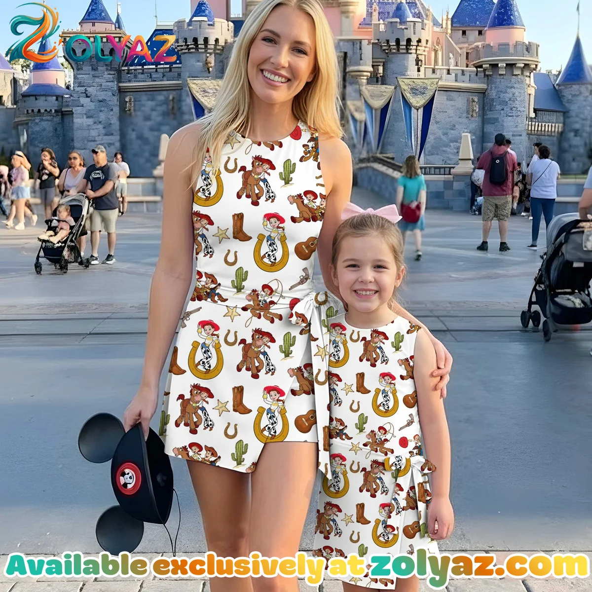 Girls Toy Story Balloons Athletic Dress - Tennis Dress Skirt, Family Matching Disney Outfit