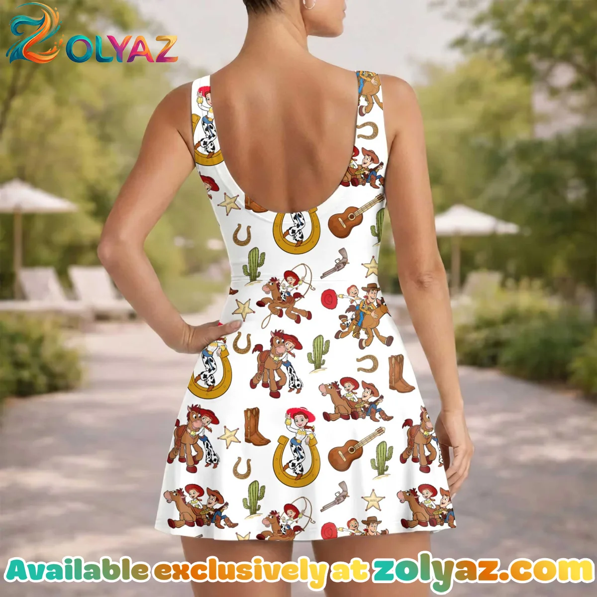 Girls Toy Story Balloons Athletic Dress - Tennis Dress Skirt, Family Matching Disney Outfit Girls Toy Story Balloons Athletic Dress - Tennis Dress Skirt, Family Matching Disney Outfit