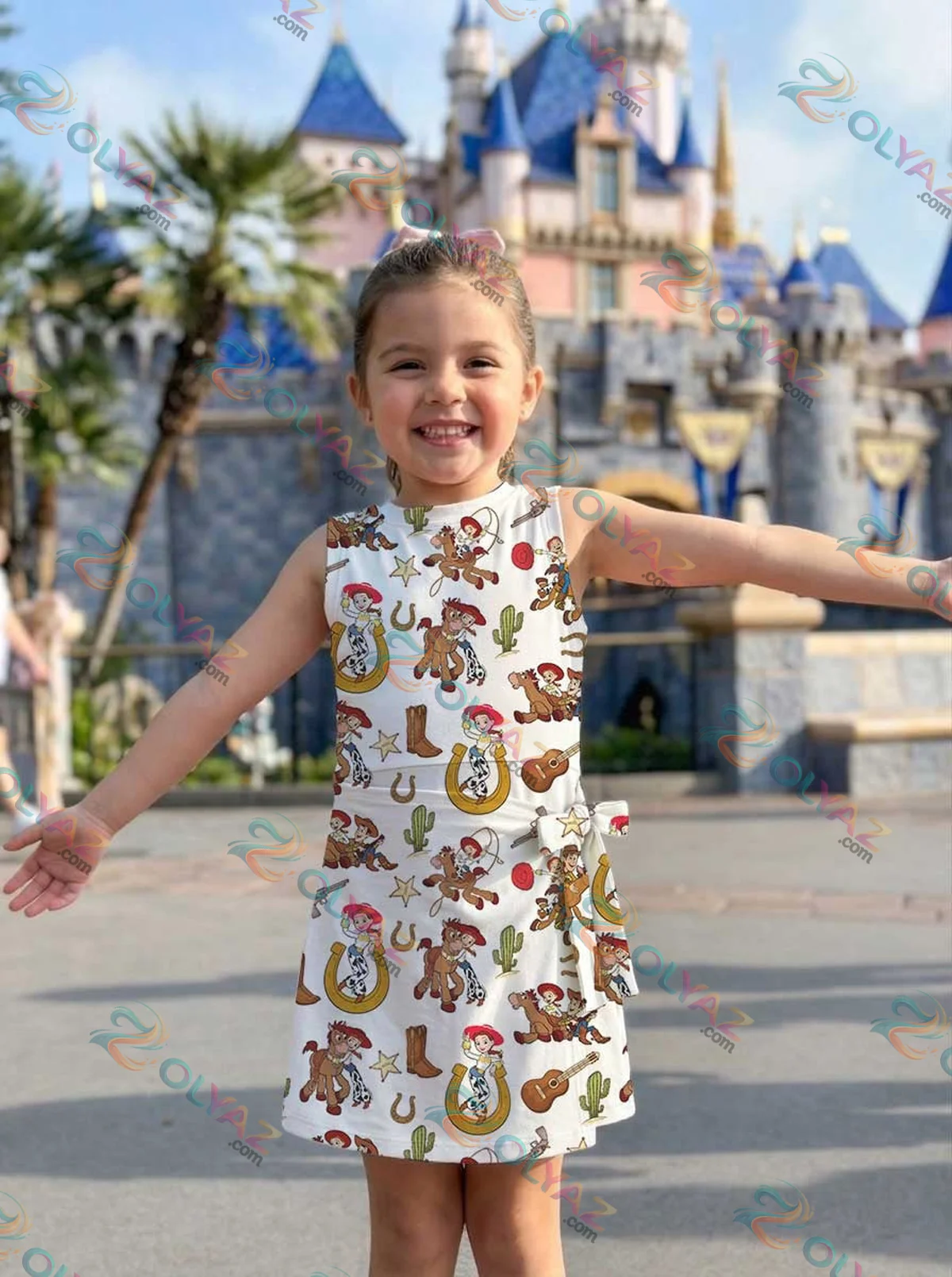 Girls Toy Story Balloons Athletic Dress - Tennis Dress Skirt, Family Matching Disney Outfit Girls Toy Story Balloons Athletic Dress - Tennis Dress Skirt, Family Matching Disney Outfit