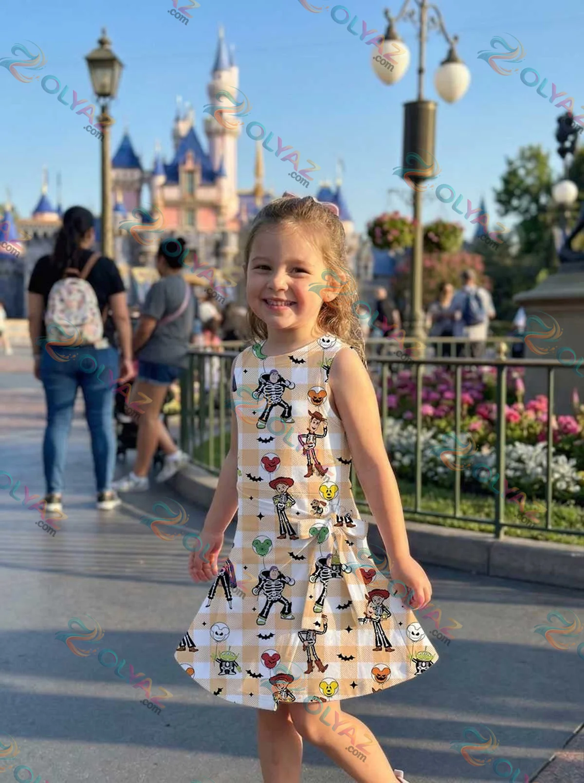 Girls Toy Story Halloween Checkerboard Athletic Dress - Tennis Dress Skirt, Family Matching Disney Outfit Girls Toy Story Halloween Checkerboard Athletic Dress - Tennis Dress Skirt, Family Matching Disney Outfit