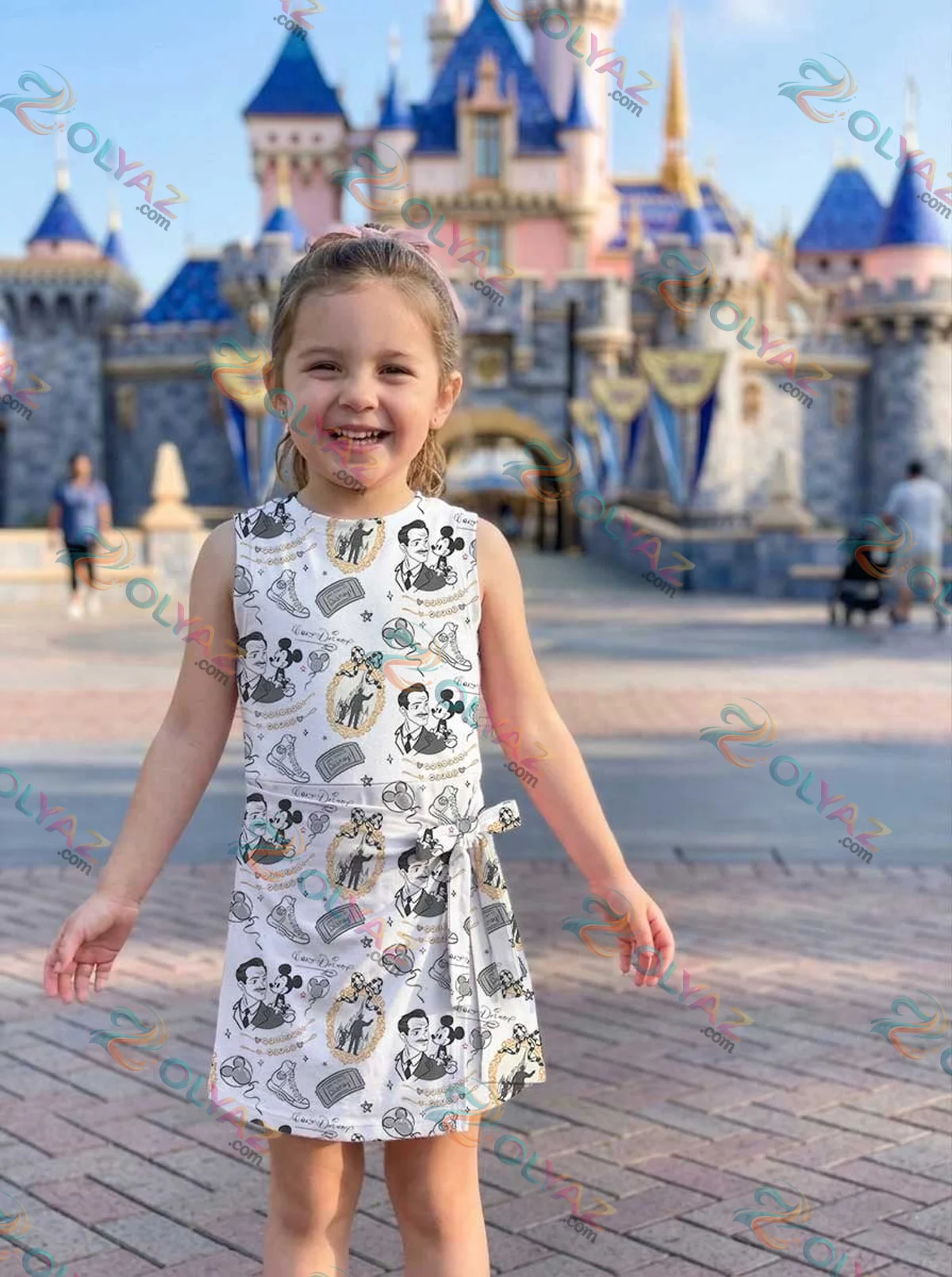 Girls Vintage Disney Parks Athletic Dress - Tennis Dress Skirt, Family Matching Disney Outfit Girls Vintage Disney Parks Athletic Dress - Tennis Dress Skirt, Family Matching Disney Outfit