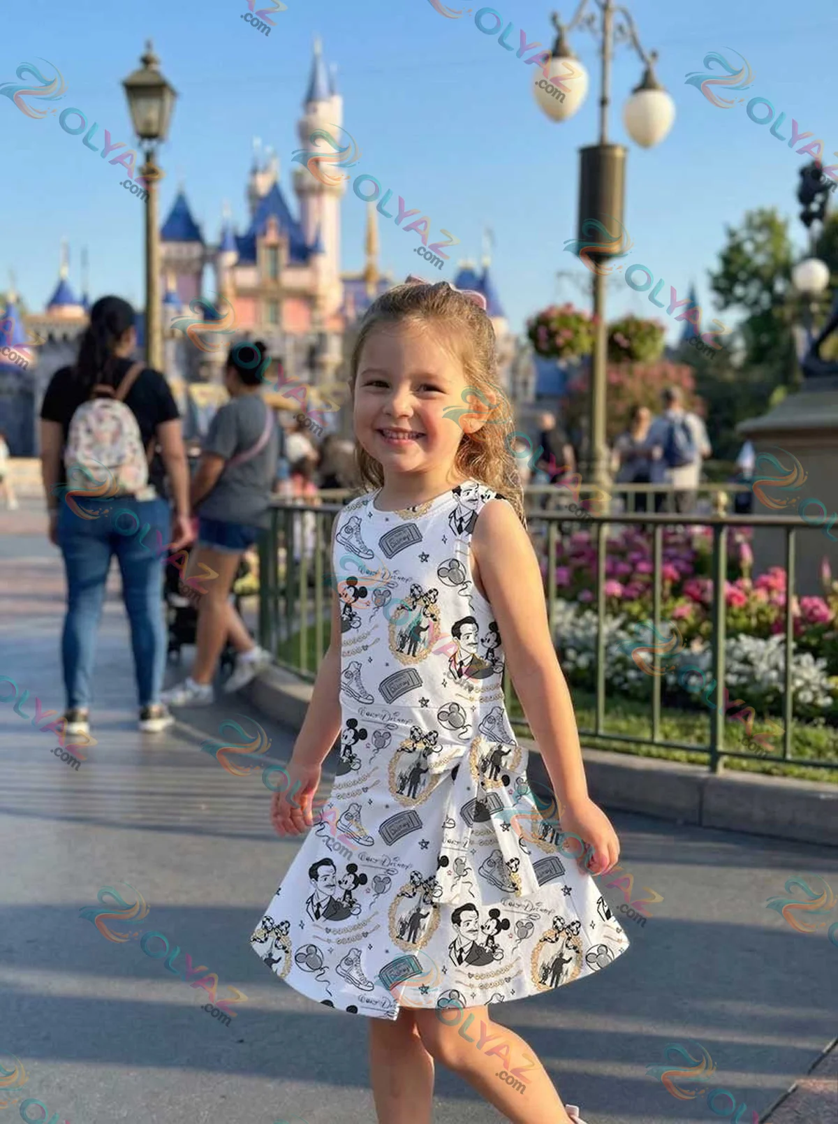 Girls Vintage Disney Parks Athletic Dress - Tennis Dress Skirt, Family Matching Disney Outfit Girls Vintage Disney Parks Athletic Dress - Tennis Dress Skirt, Family Matching Disney Outfit