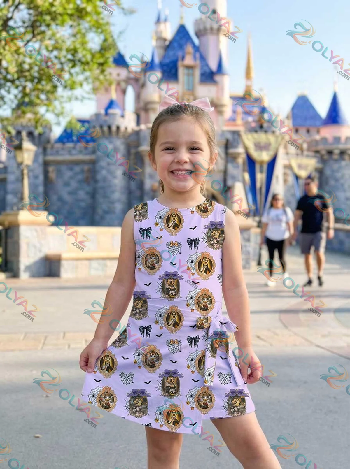 Girls Vintage Mickey Halloween Athletic Dress - Tennis Dress Skirt, Family Matching Disney Outfit Girls Vintage Mickey Halloween Athletic Dress - Tennis Dress Skirt, Family Matching Disney Outfit