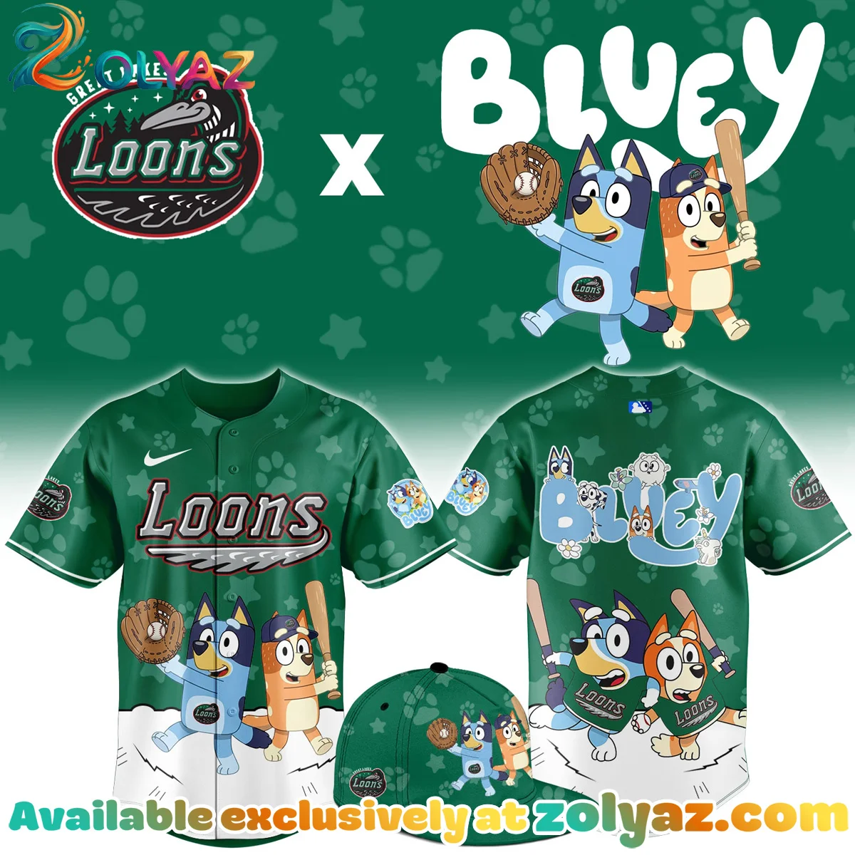 Great Lakes Loons x Bluey Jersey